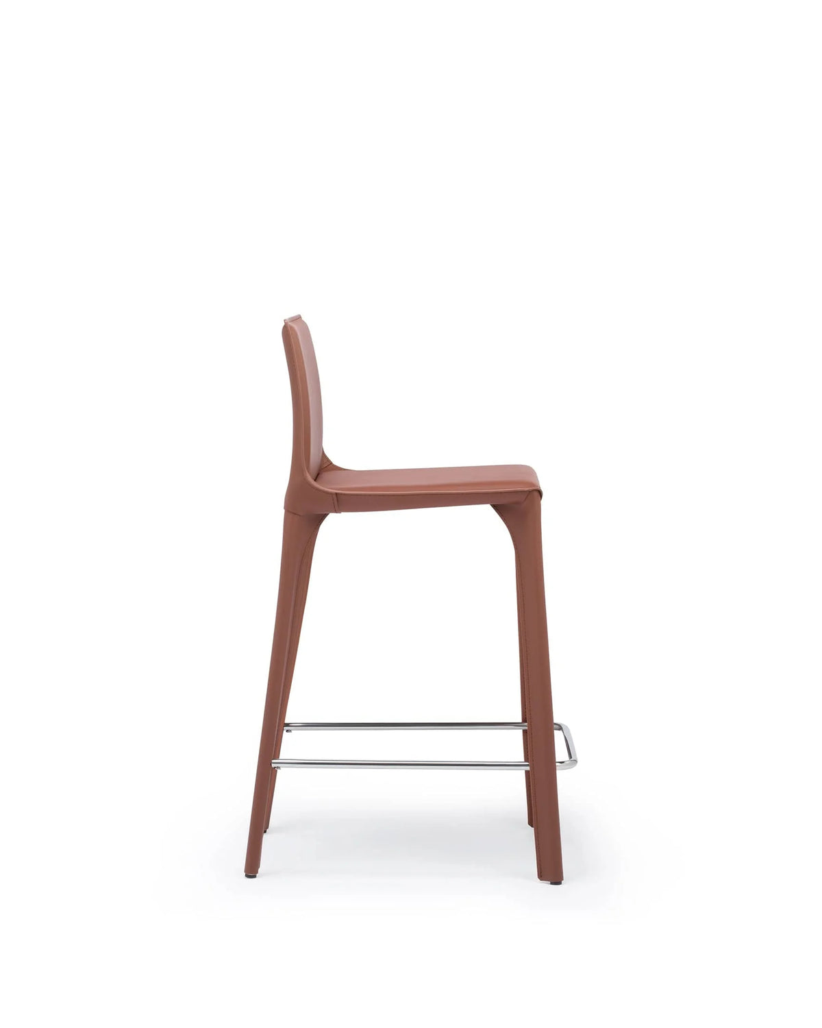 Doma 08™ counter stool | leather upholstery - bar & stools 08 inspired by cab 410 | madorne