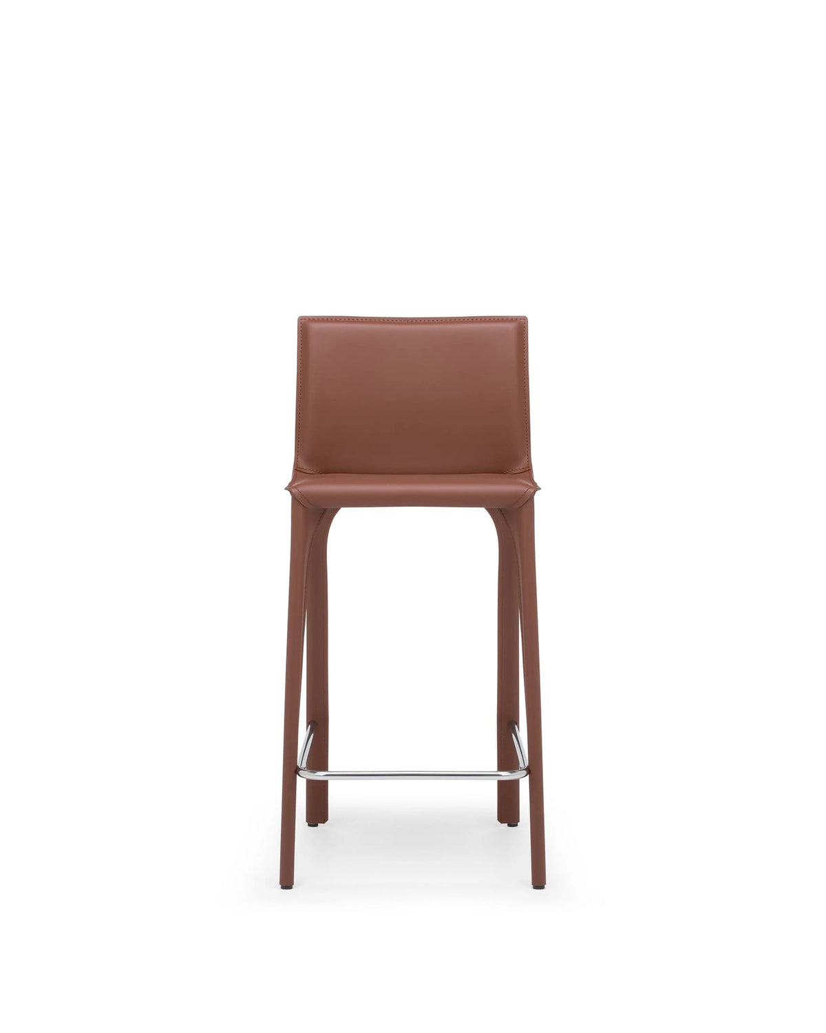 Doma 08™ counter stool | leather upholstery - bar & stools 08 inspired by cab 410 | madorne