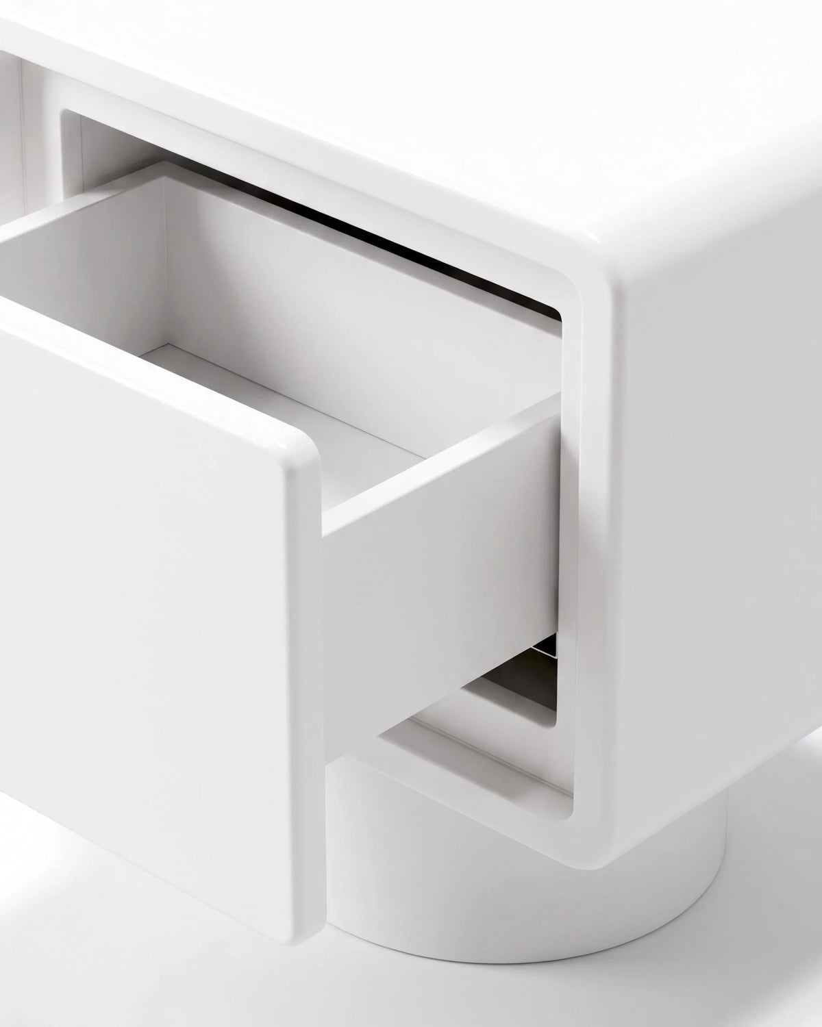 Ella™ nightstand | push-open drawer - side tables ella | modern table | madorne