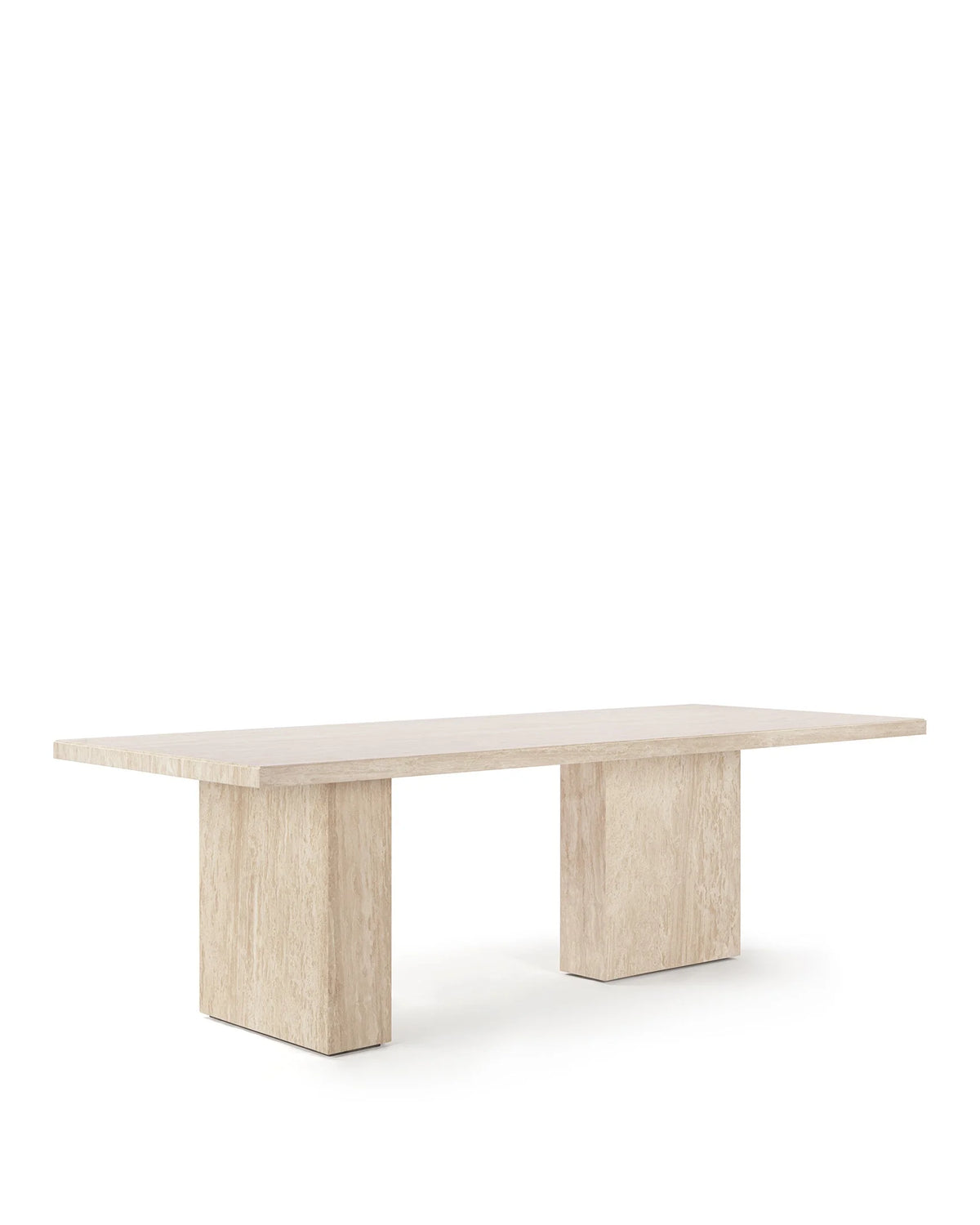 Enza™ dining table 98in | stone finish - tables enza inspired by androgyne | madorne