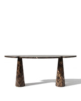 Eros stone™ console table | dark emperador marble - tables table-inspired | madorne