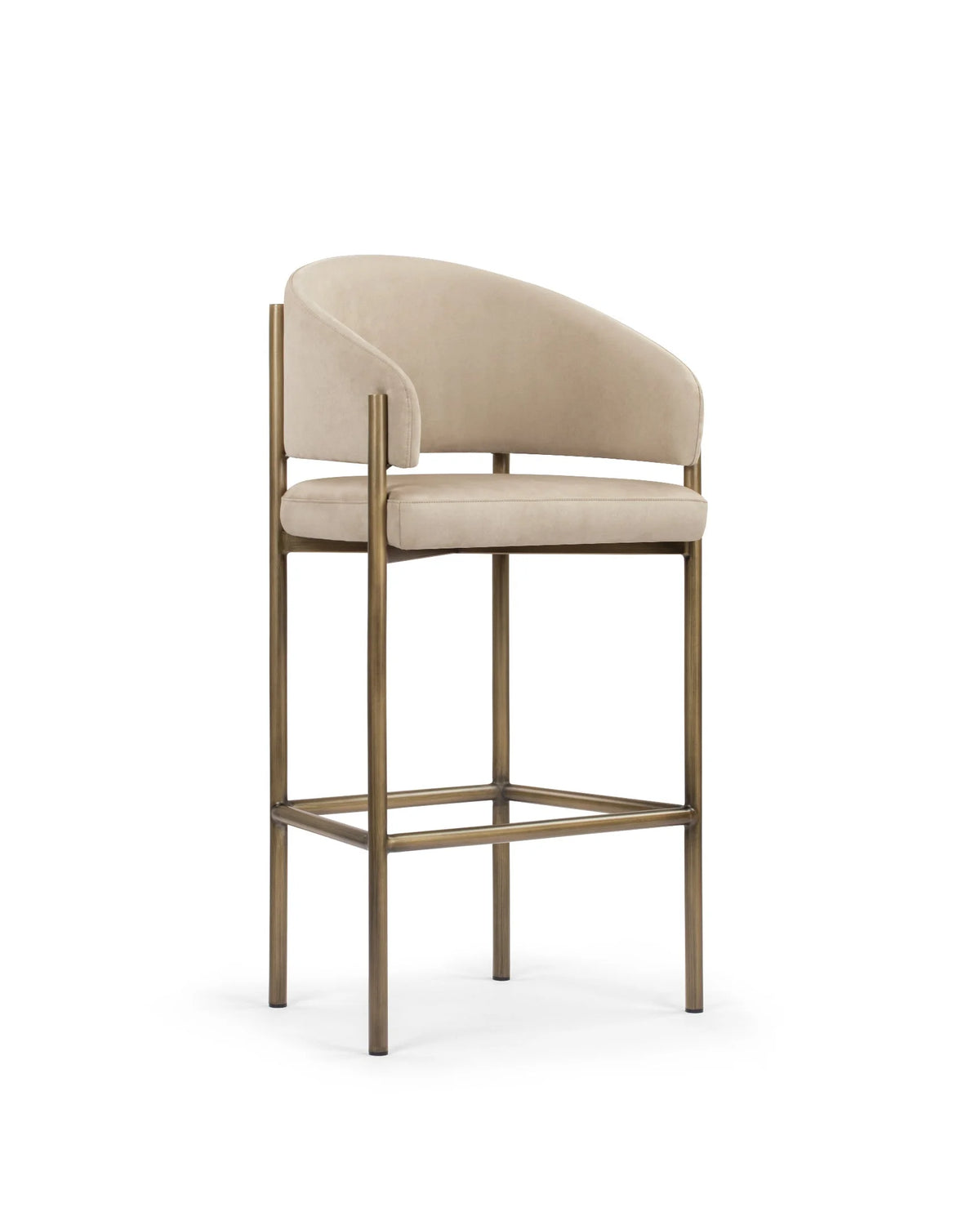 Esma™ bar stool | curved back and metal frame - & counter stools esma | designer or | madorne