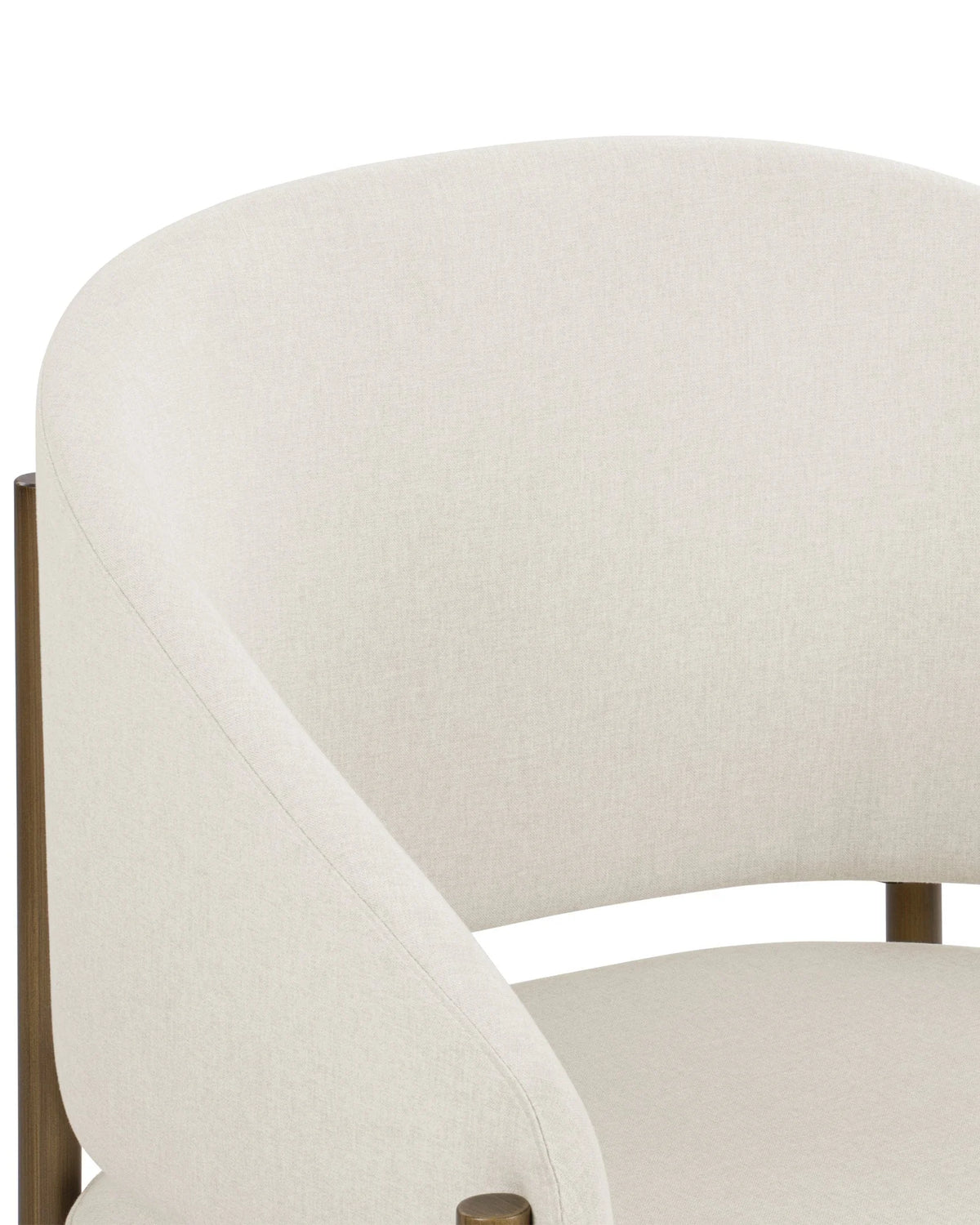 Esma™ barrel dining chair | metal frame - chairs curved with | madorne