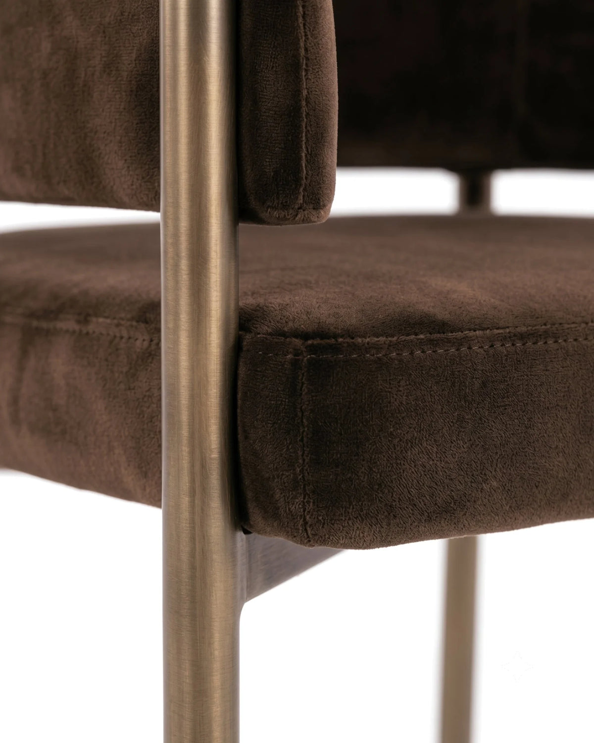 Esma™ barrel dining chair | metal frame - chairs curved with | madorne
