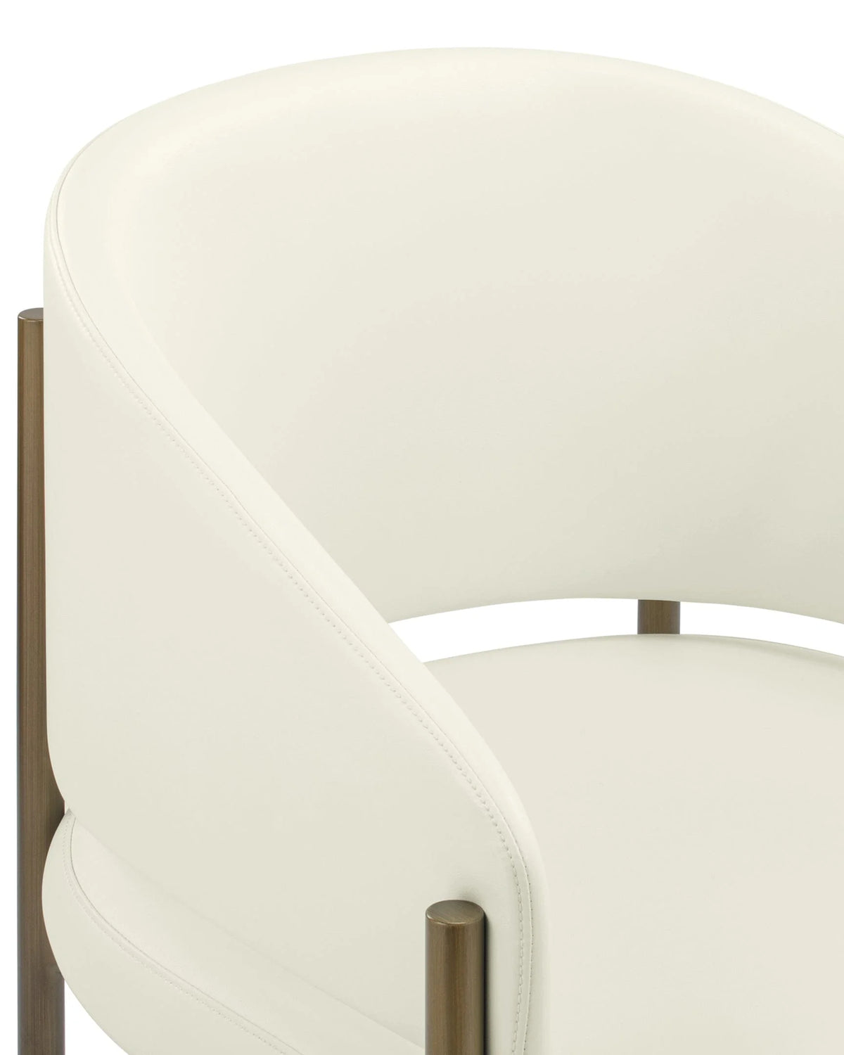 Esma™ barrel dining chair | metal frame - chairs curved with | madorne