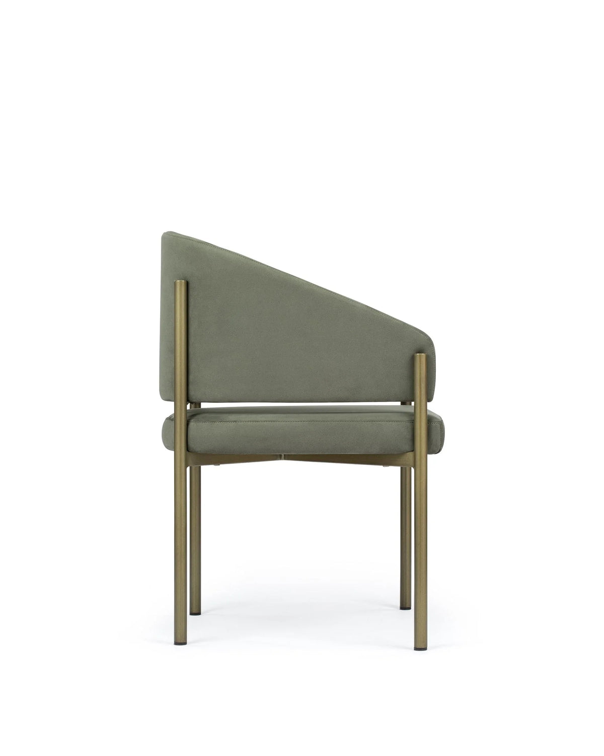 Esma™ barrel dining chair | metal frame - chairs curved with | madorne