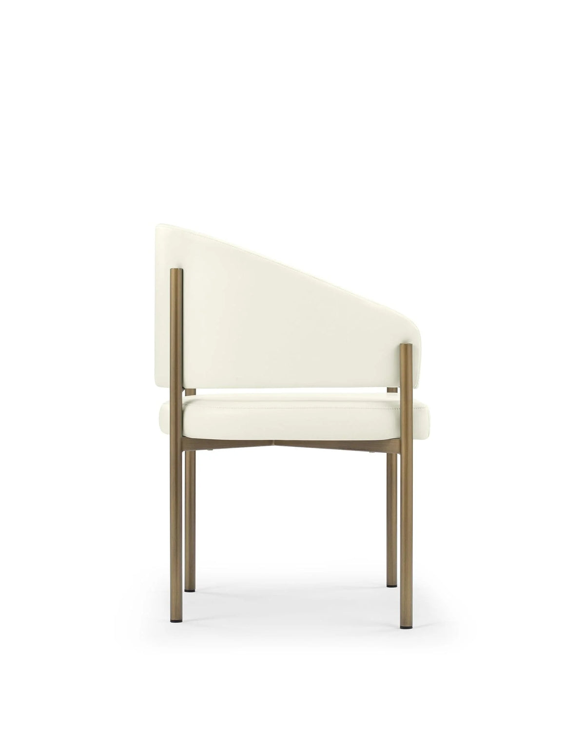 Esma™ barrel dining chair | metal frame - chairs curved with | madorne