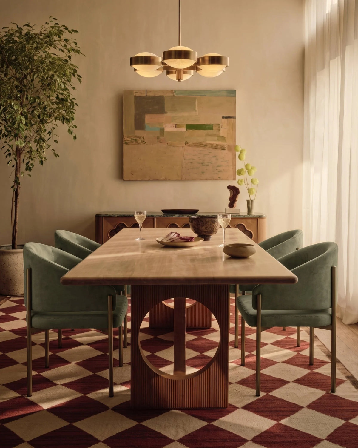 Esma™ barrel dining chair | metal frame - chairs curved with | madorne