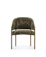Esma™ barrel dining chair | metal frame - chairs curved with | madorne