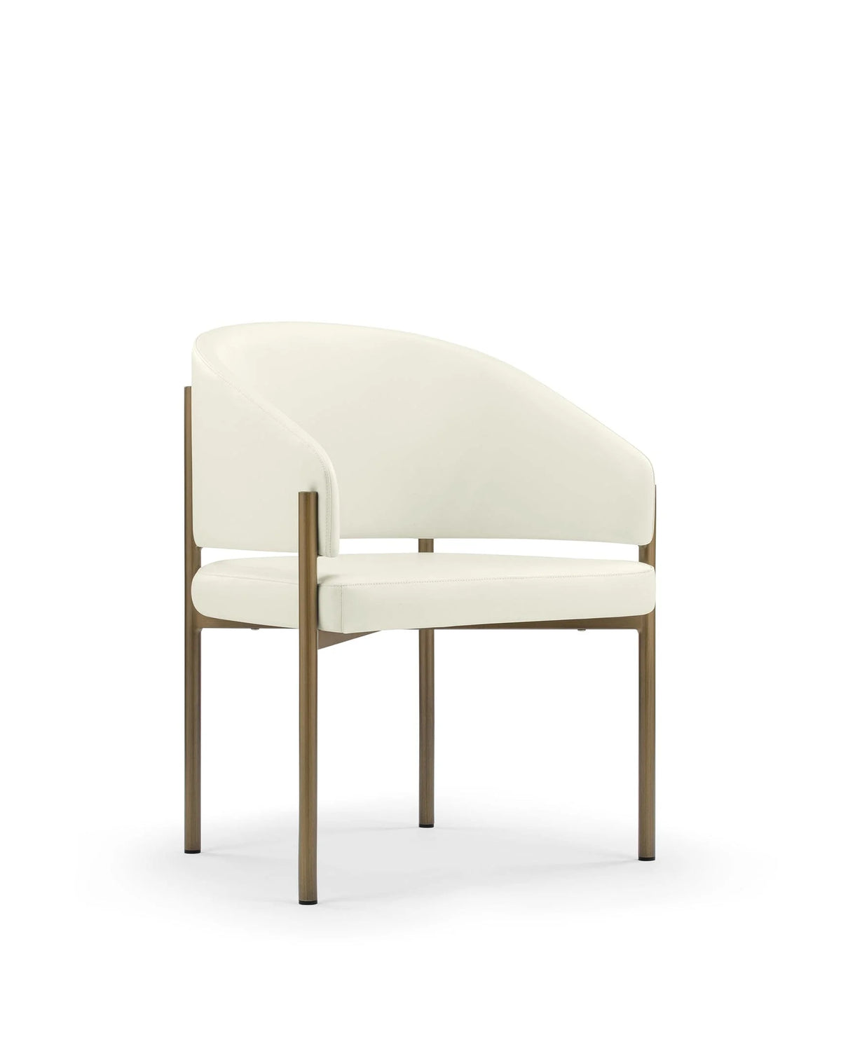 Esma™ barrel dining chair | metal frame - chairs curved with | madorne