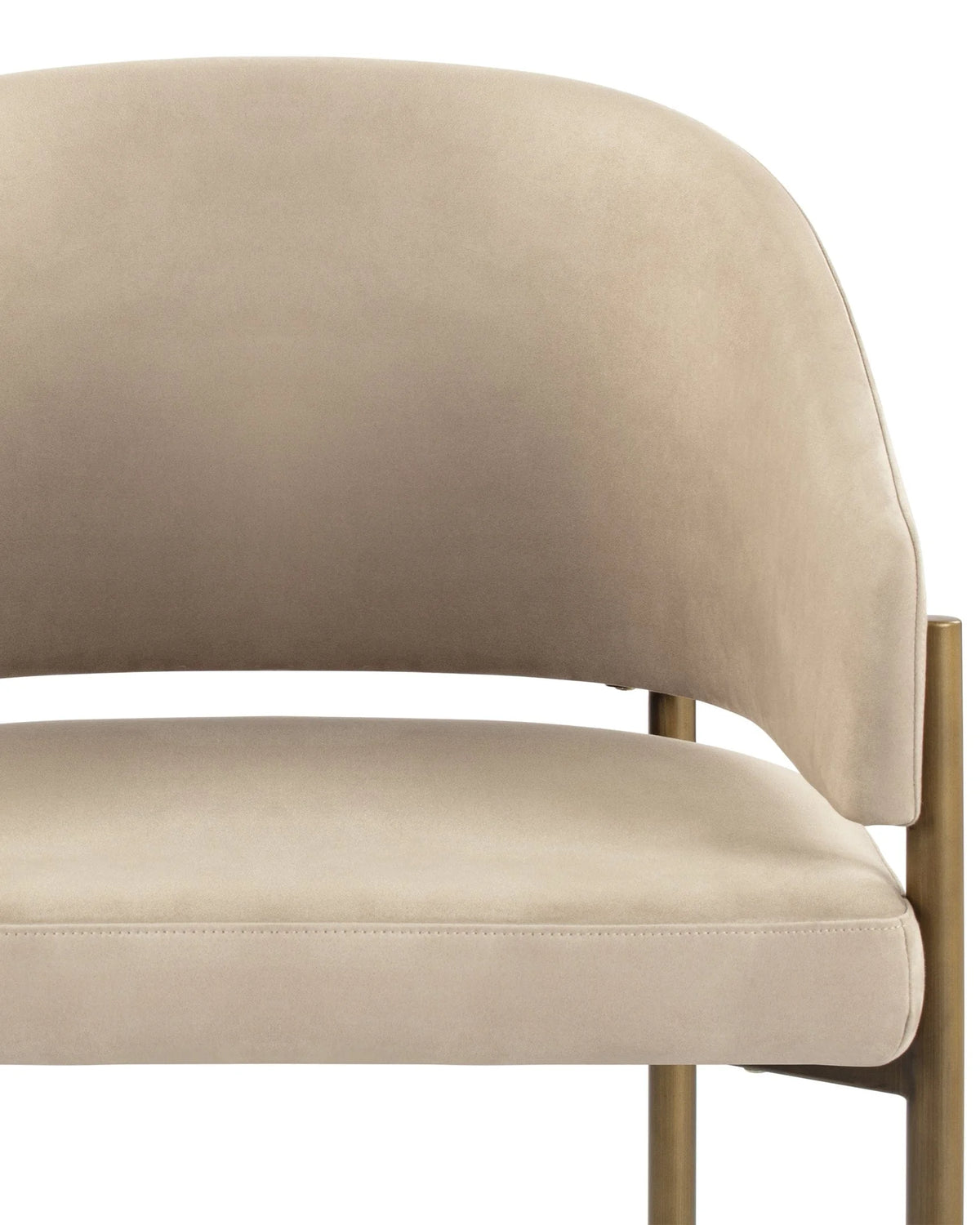 Esma™ barrel dining chair | metal frame - chairs curved with | madorne