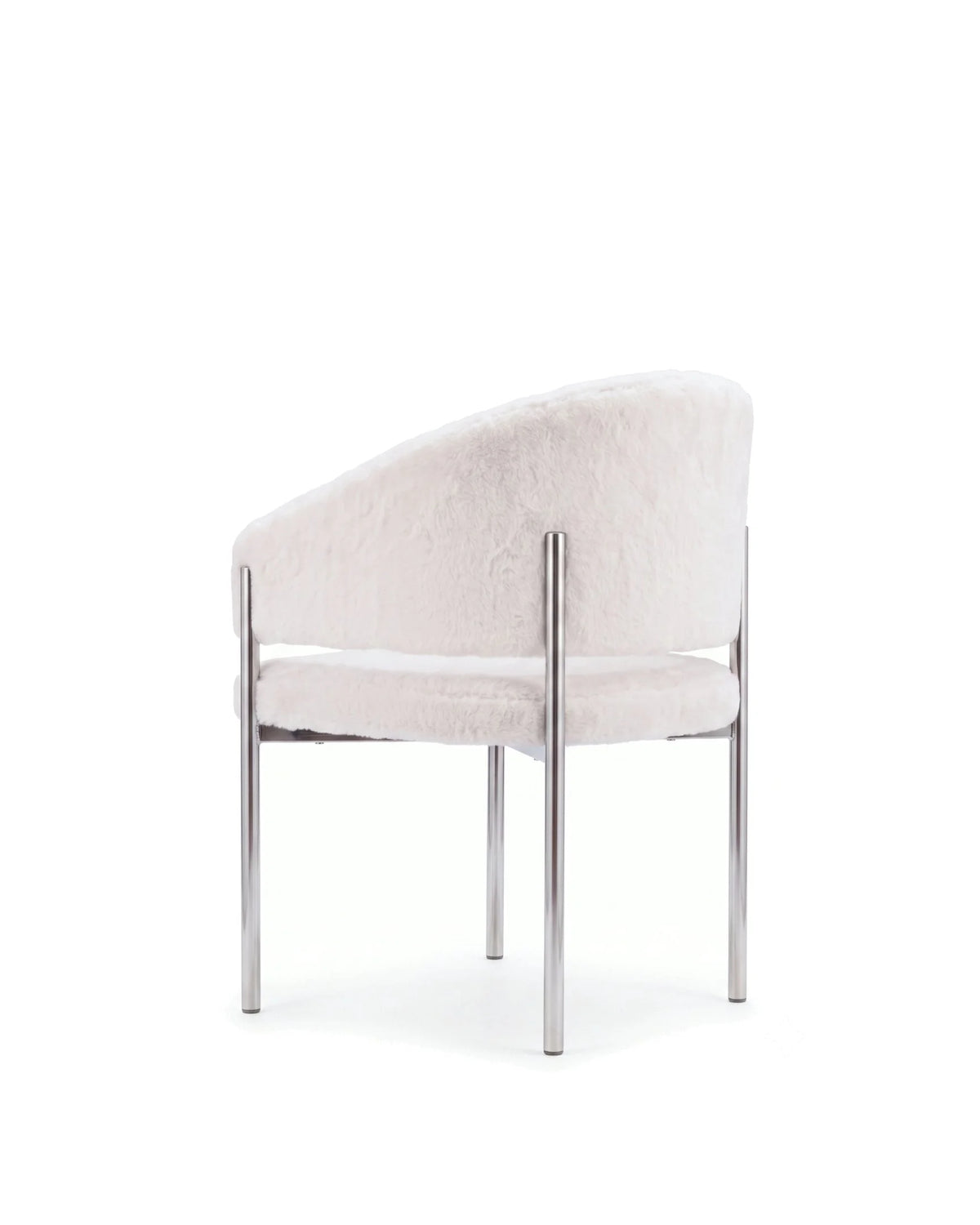 Esma™ barrel dining chair | metal frame - chairs curved with | madorne