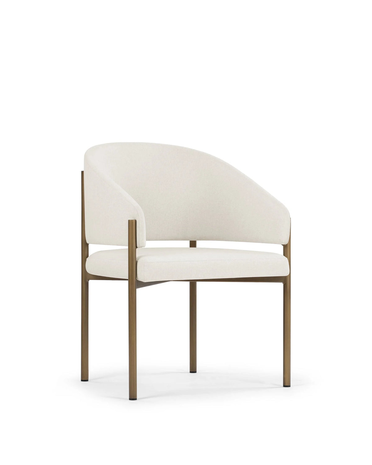 Esma™ barrel dining chair | metal frame - chairs curved with | madorne