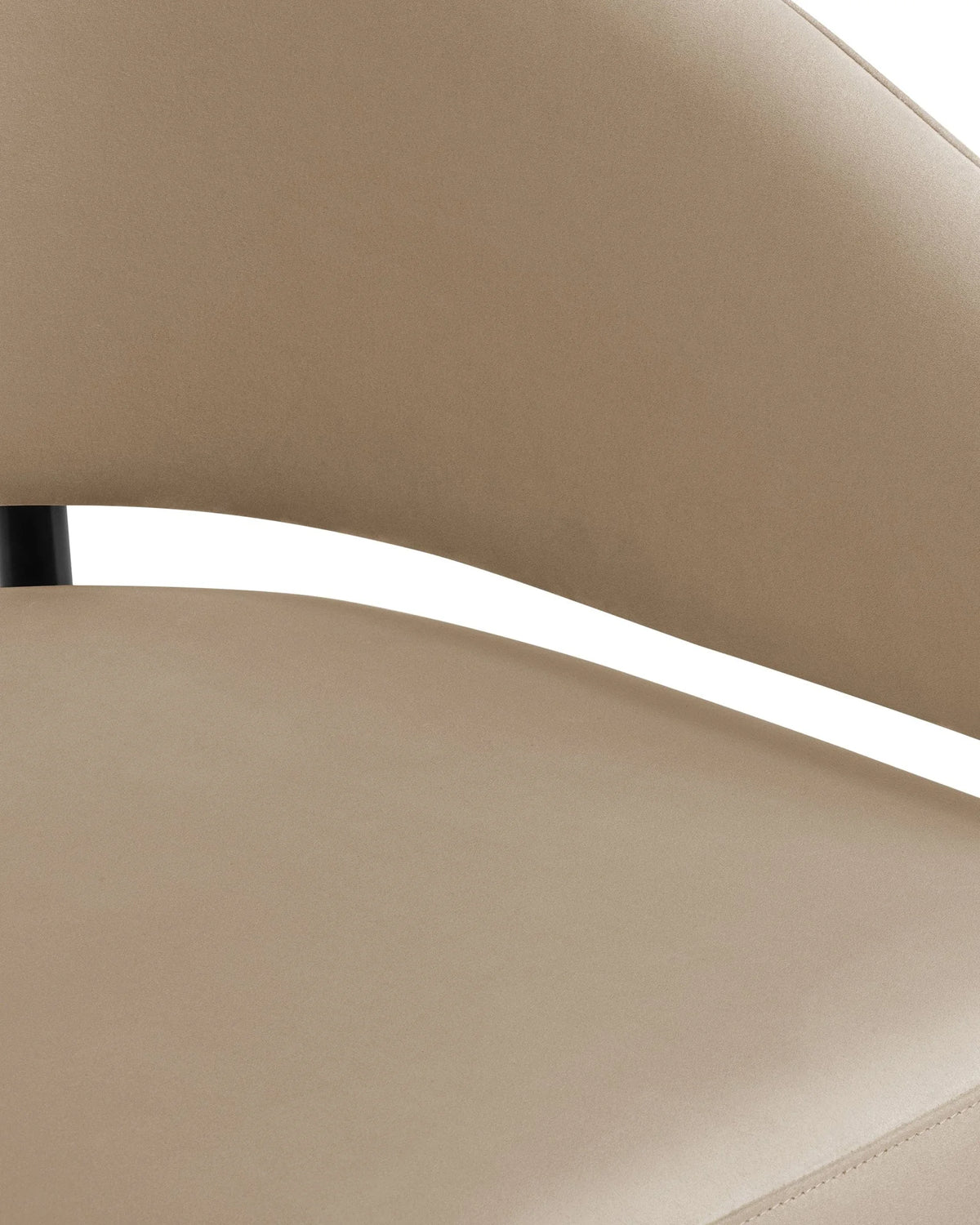 Esma™ barrel dining chair | metal frame - chairs curved with | madorne