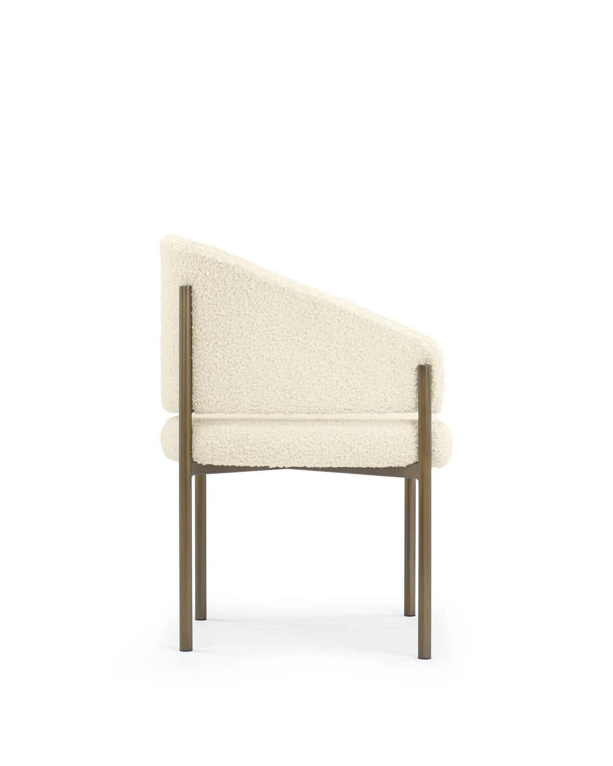 Esma™ barrel dining chair | metal frame - chairs curved with | madorne