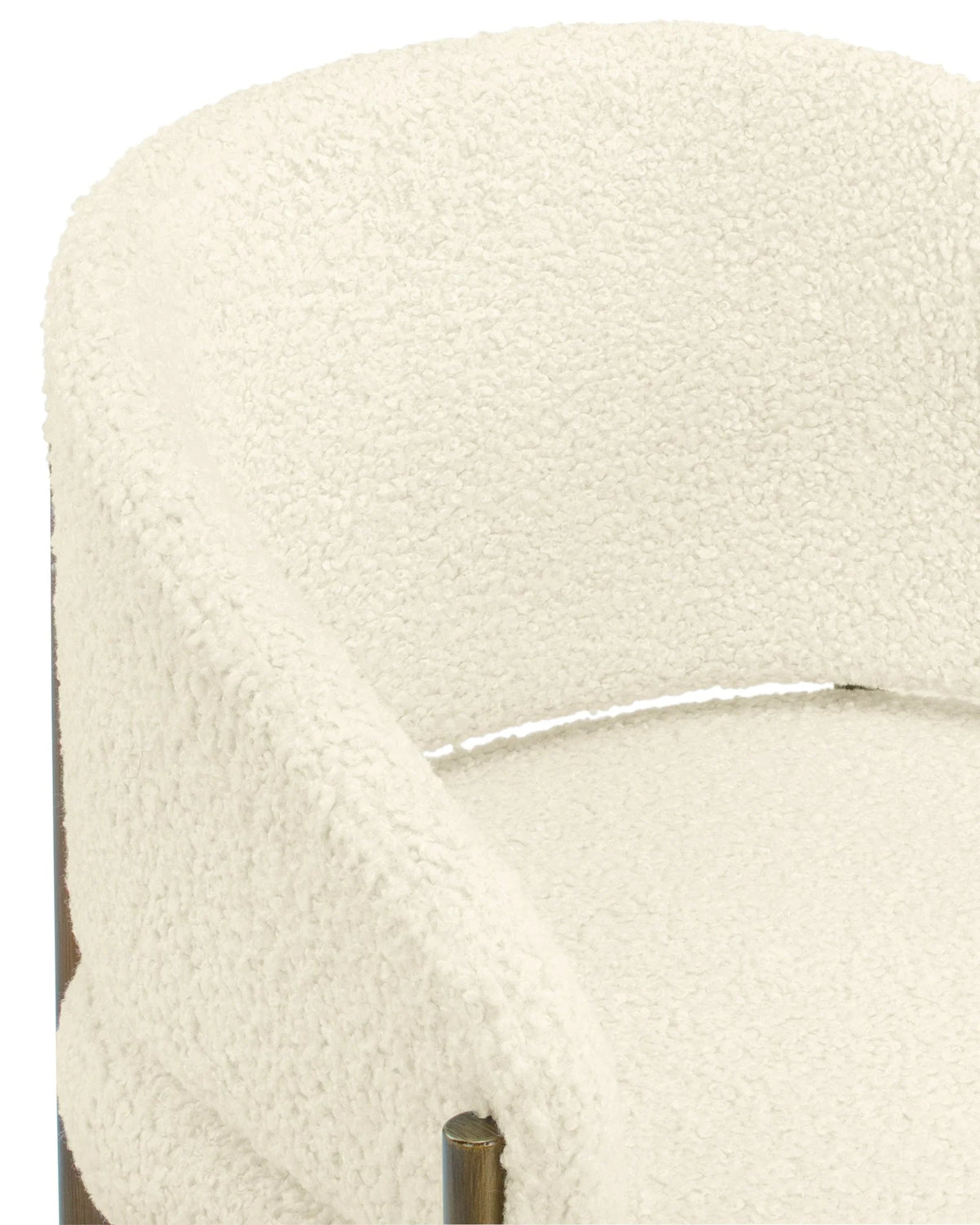 Esma™ barrel dining chair | metal frame - chairs curved with | madorne
