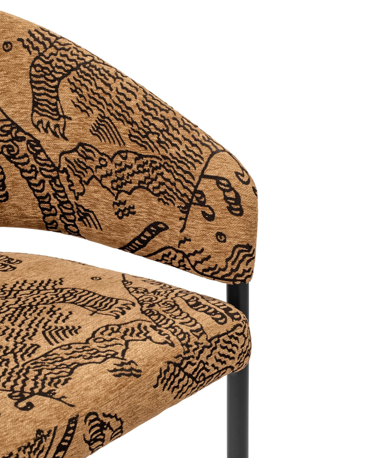 Esma™ counter stool | curved back and metal frame - bar & stools esma | designer or | madorne