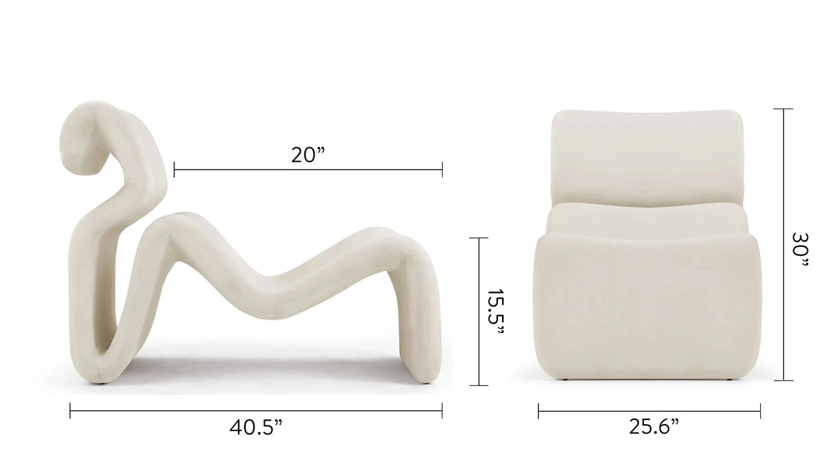 Etera 70™ chaise lounge | serpentine form - chairs 70 | chair | madorne