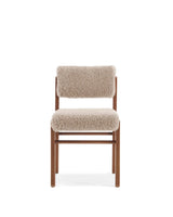 Etta™ dining chair | faux sheepskin and ash - chairs etta | modern | madorne