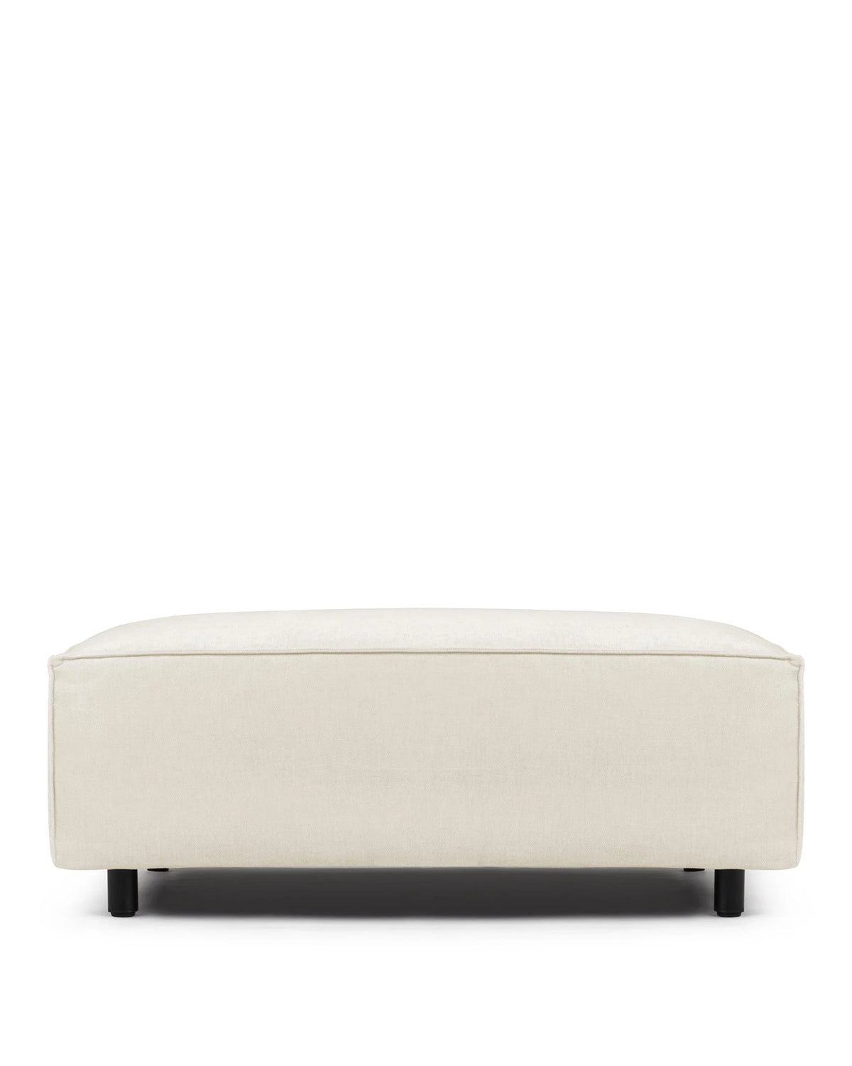 Extra 08™ xs seat module | low modular form - ivory chenille - modules 08 | designer sofa element | madorne