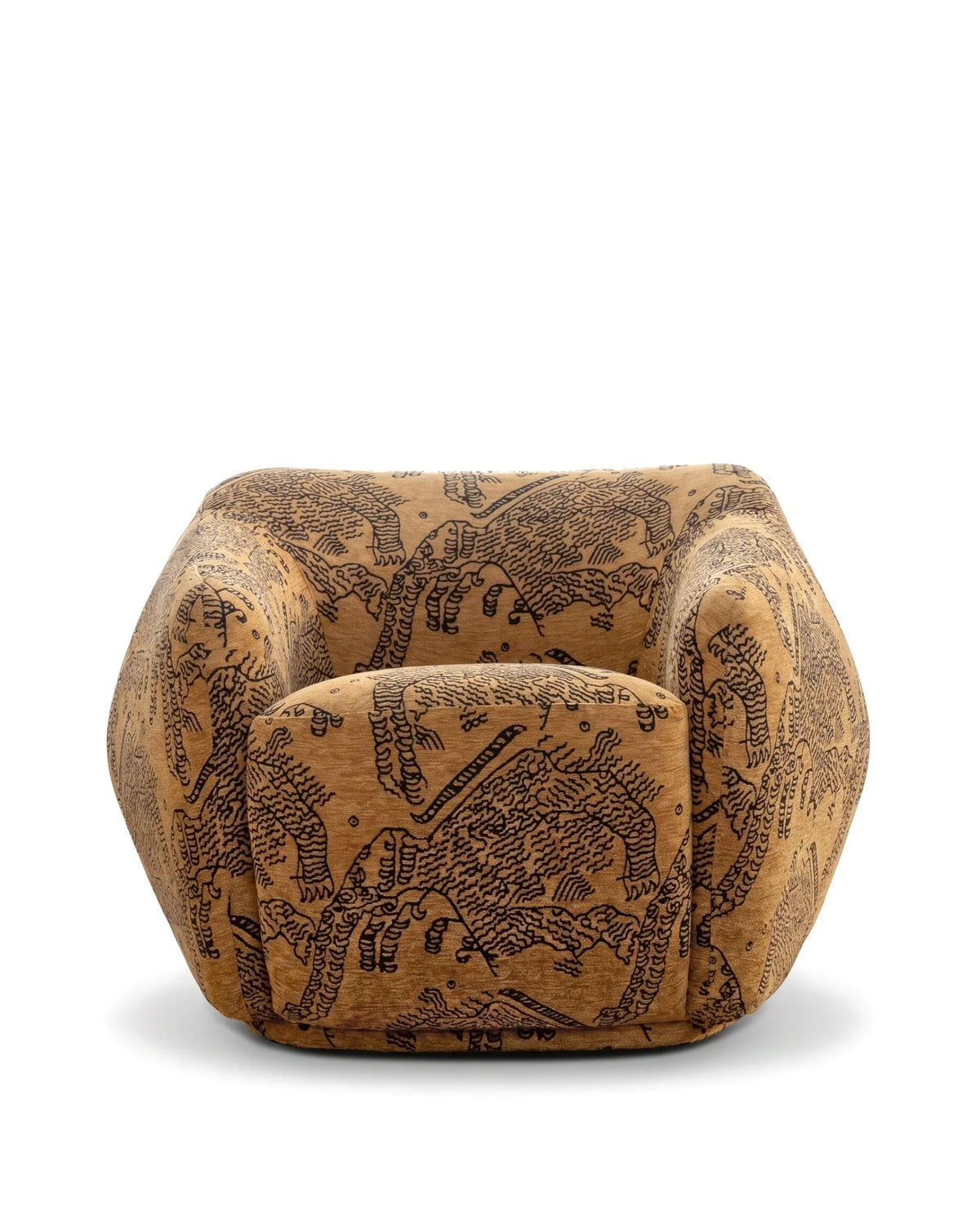 Facet curve™ lounge chair | sculptural upholstery - chairs curve | madorne