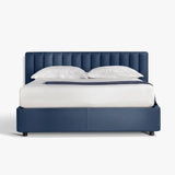 Ferda Leather Storage Bed Frame – front view