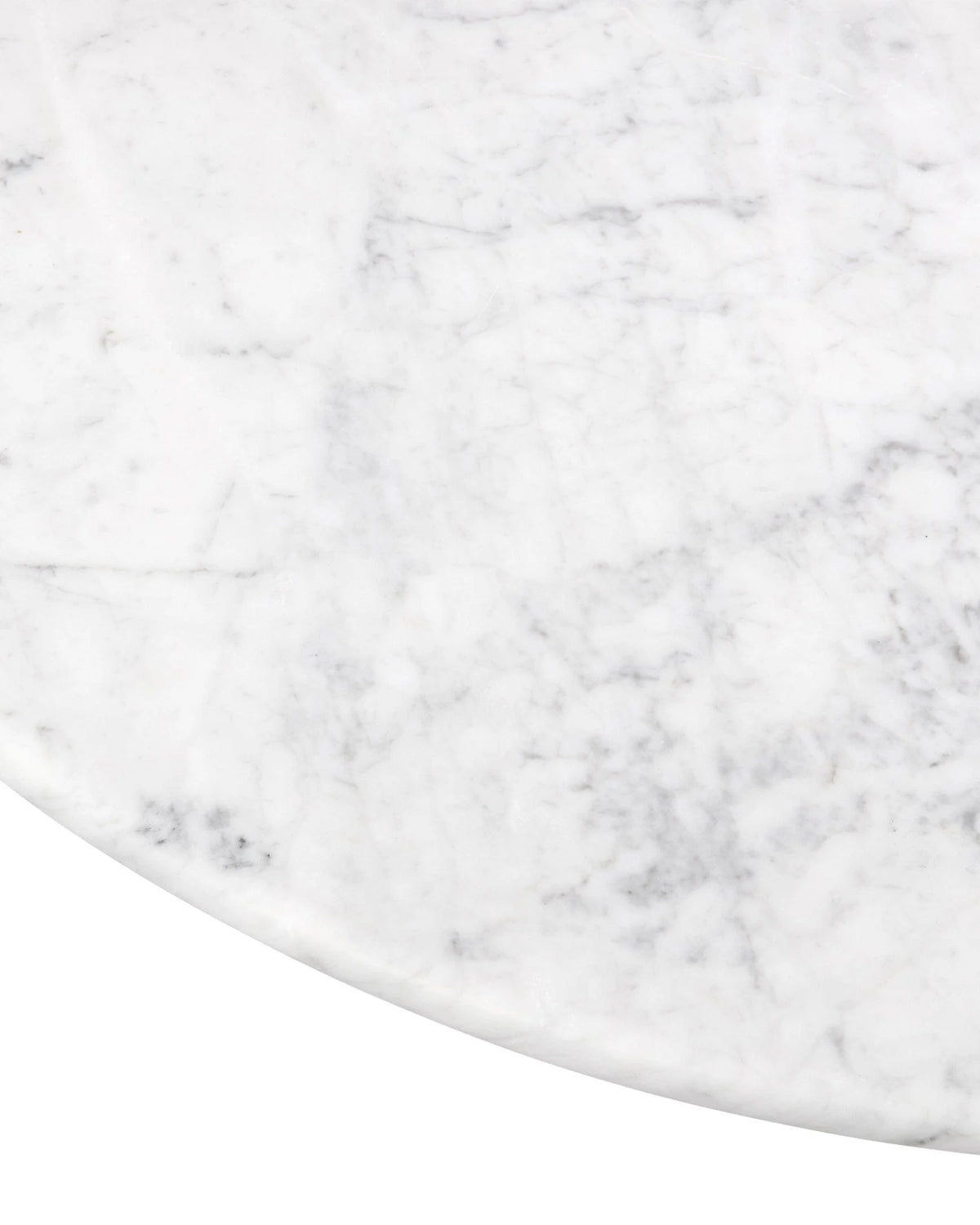 Firela™ round dining table 47in | honed white marble - tables firela | madorne