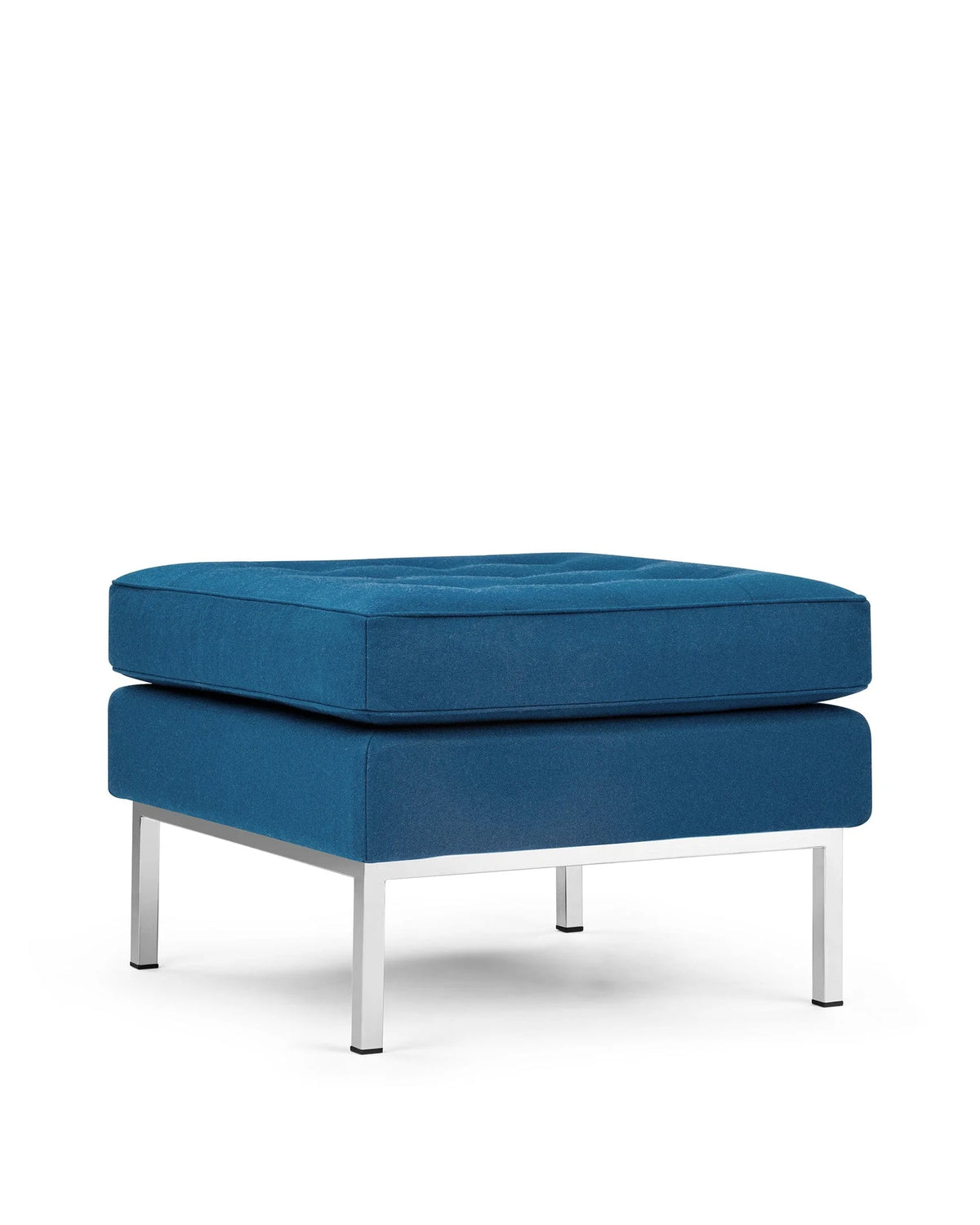 Flo 54™ ottoman | upholstery and steel - stools & ottomans 54 | modern | contemporary design | madorne