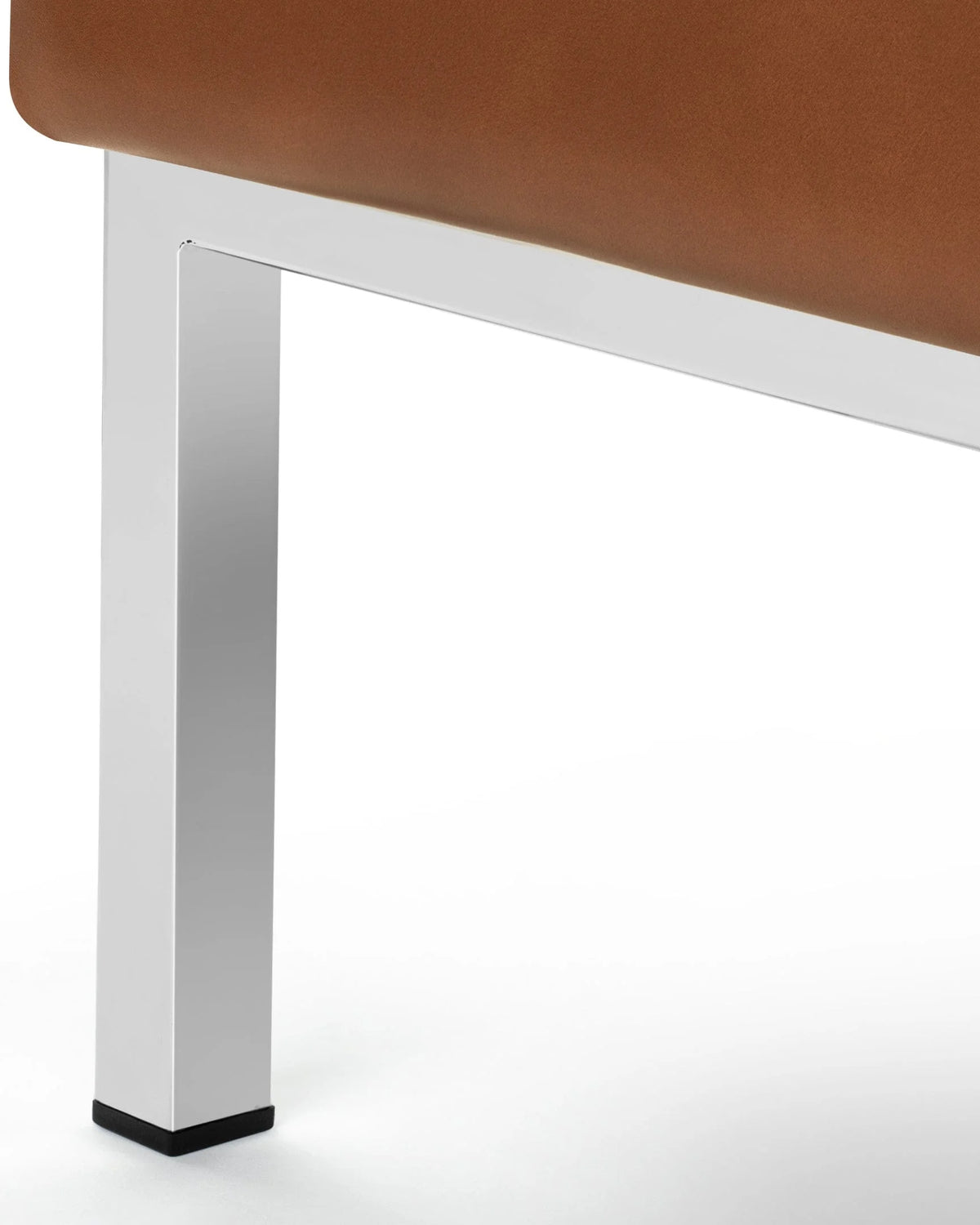 Flo 54™ ottoman | upholstery and steel - stools & ottomans 54 | modern | contemporary design | madorne