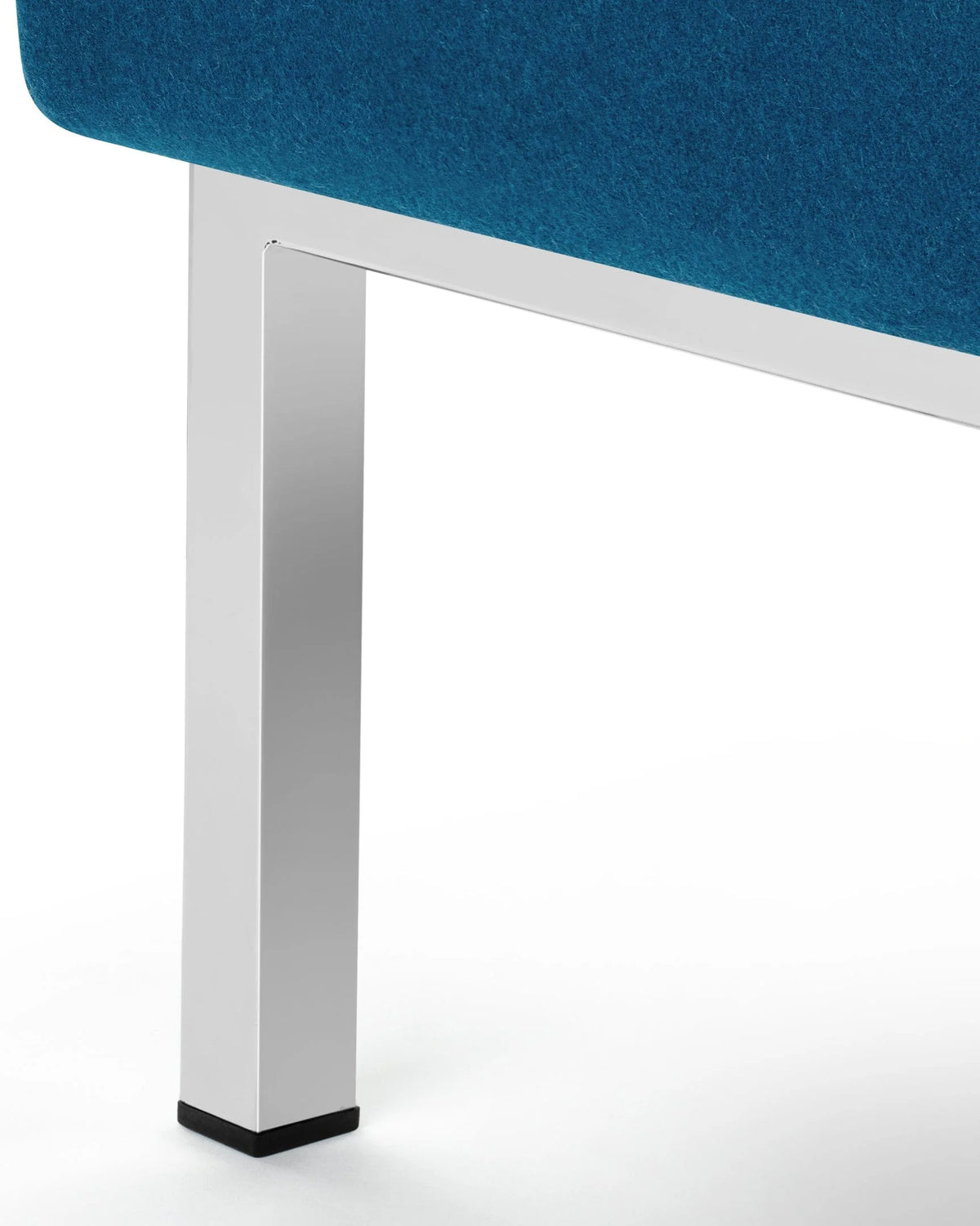 Flo 54™ ottoman | upholstery and steel - stools & ottomans 54 | modern | contemporary design | madorne
