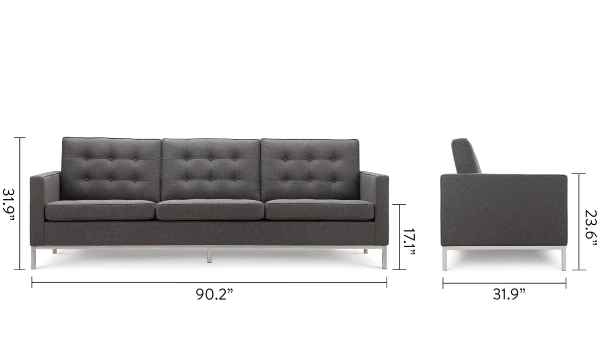 Flo 54™ three-seater sofa | tailored modernist - 3 seaters 54 | designer | madorne