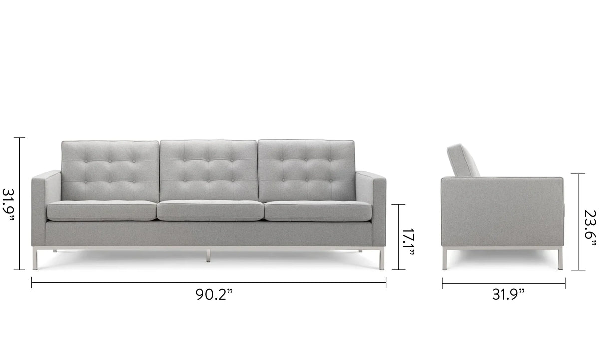 Flo 54™ three-seater sofa | tailored modernist - 3 seaters 54 | designer | madorne