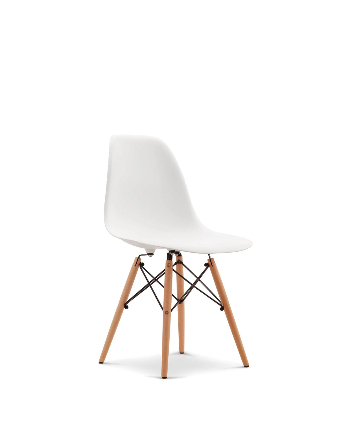 Flyn shell™ dining chair | molded seat - chairs eames plastic side with dowel base-inspired furnitur