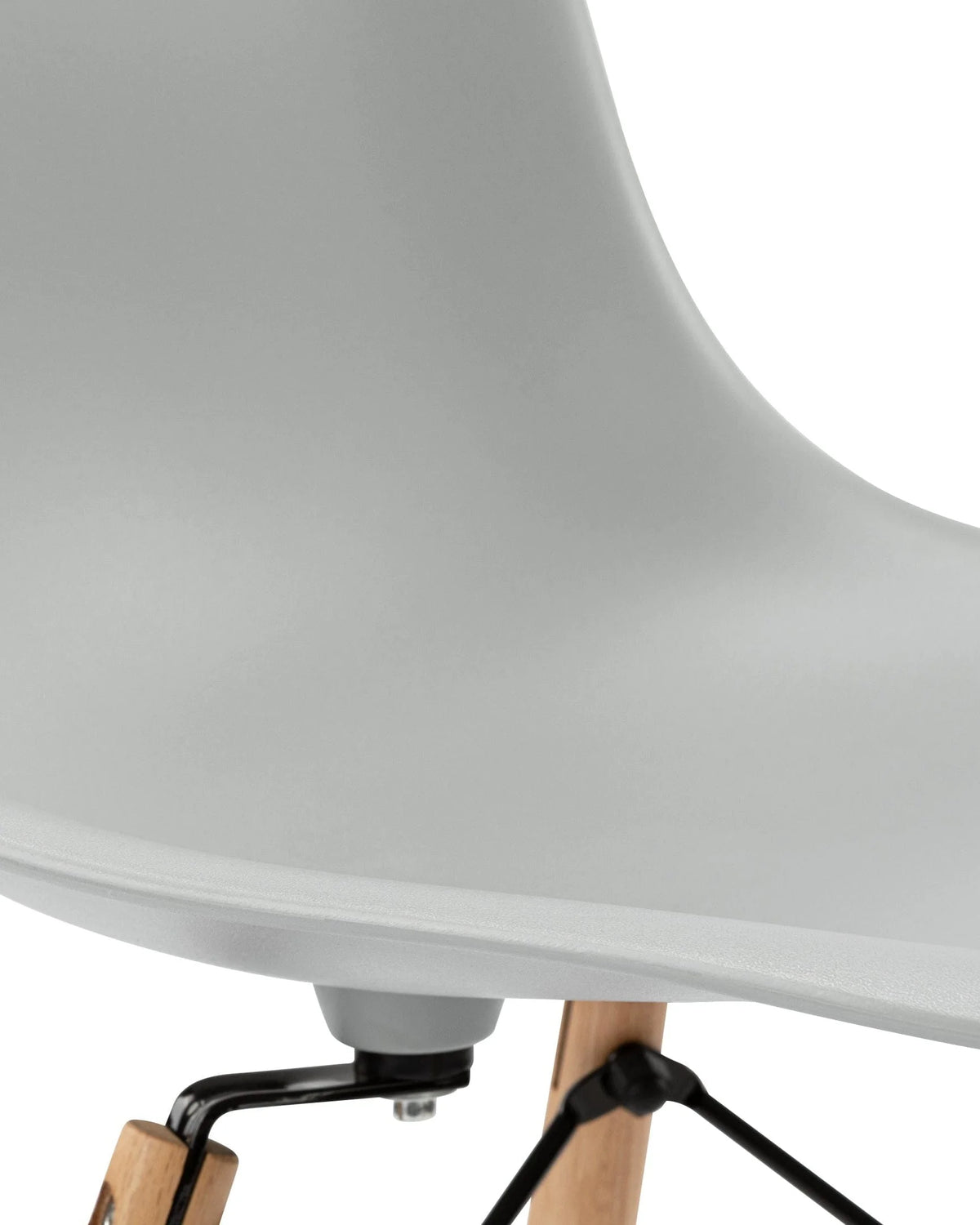 Flyn shell™ dining chair | molded seat - chairs eames plastic side with dowel base-inspired furnitur