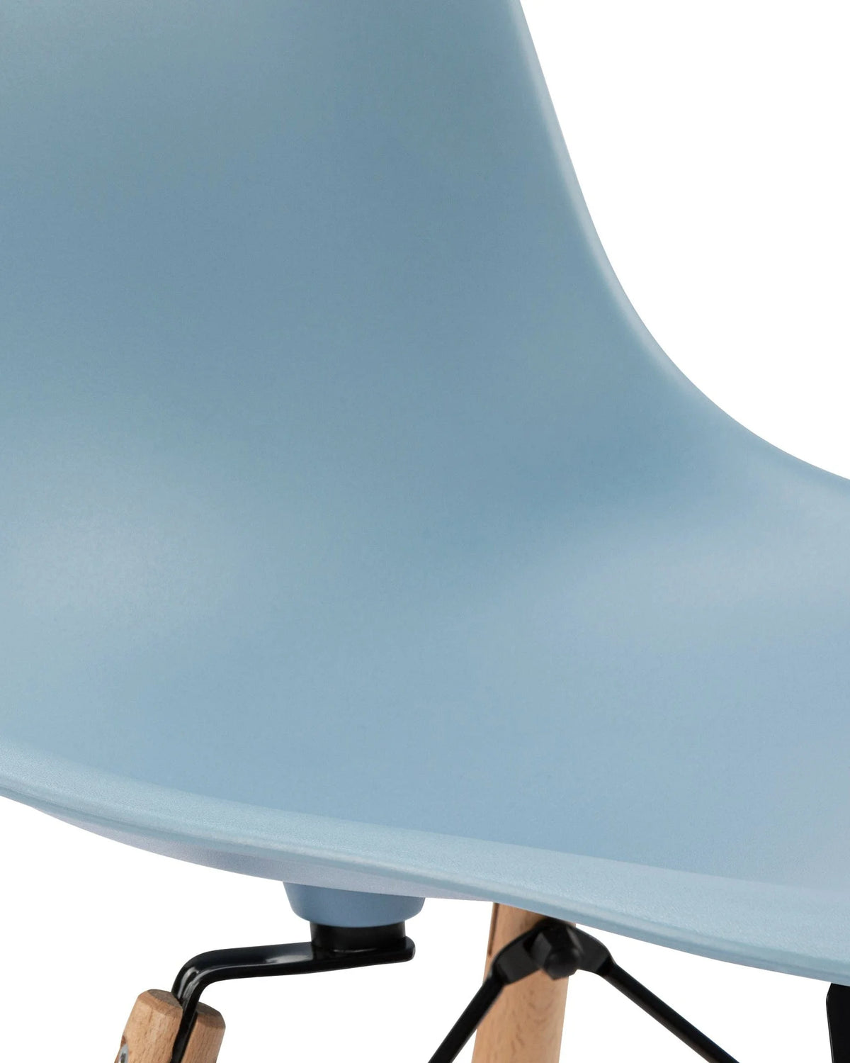 Flyn shell™ dining chair | molded seat - chairs eames plastic side with dowel base-inspired furnitur
