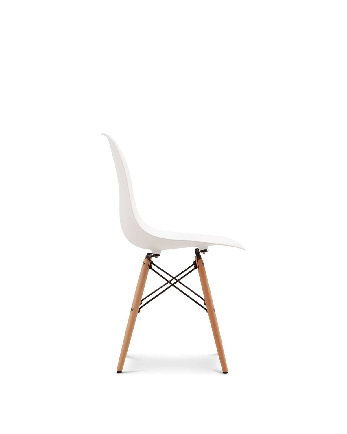 Flyn shell™ dining chair | molded seat - chairs eames plastic side with dowel base-inspired furnitur