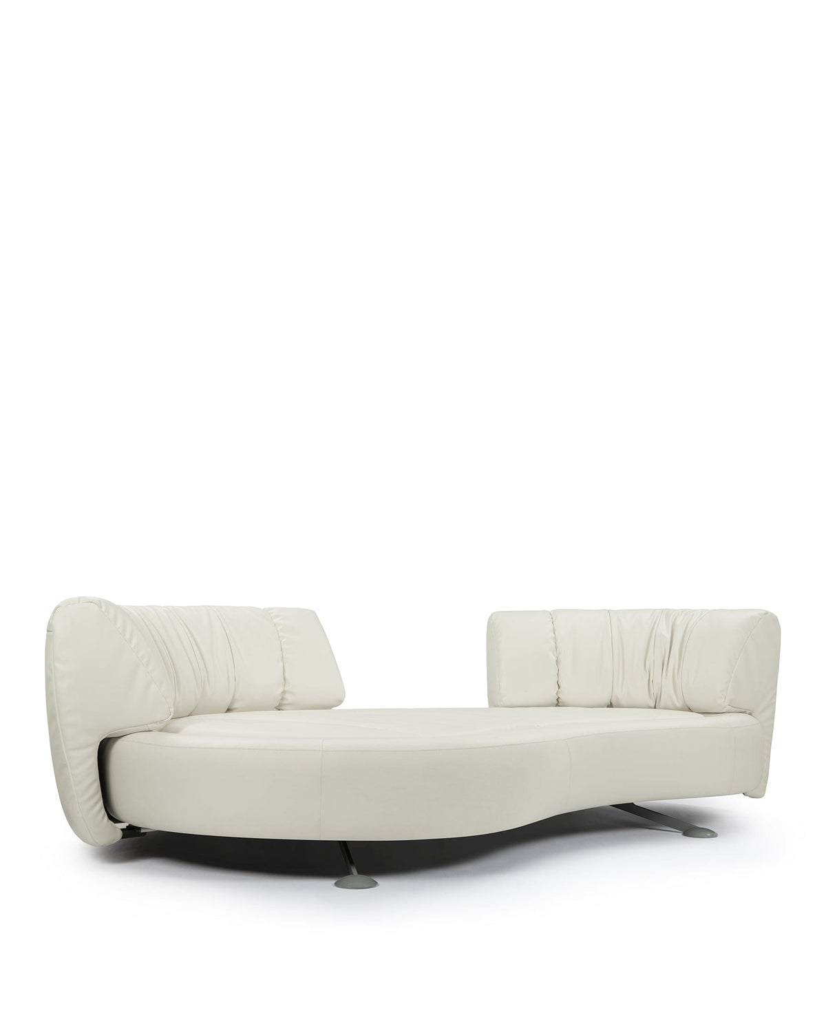 Fold 03™ three-seater sofa | cream vegan leather - 3 seaters 03 | madorne