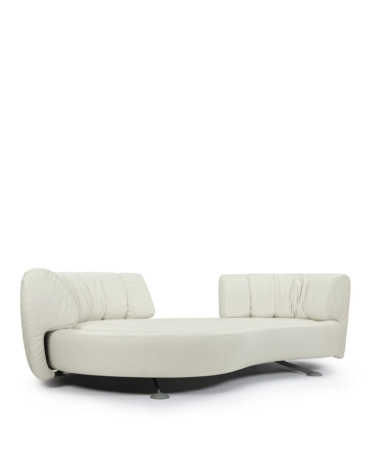 Fold 03™ three-seater sofa | cream vegan leather - 3 seaters 03 | madorne
