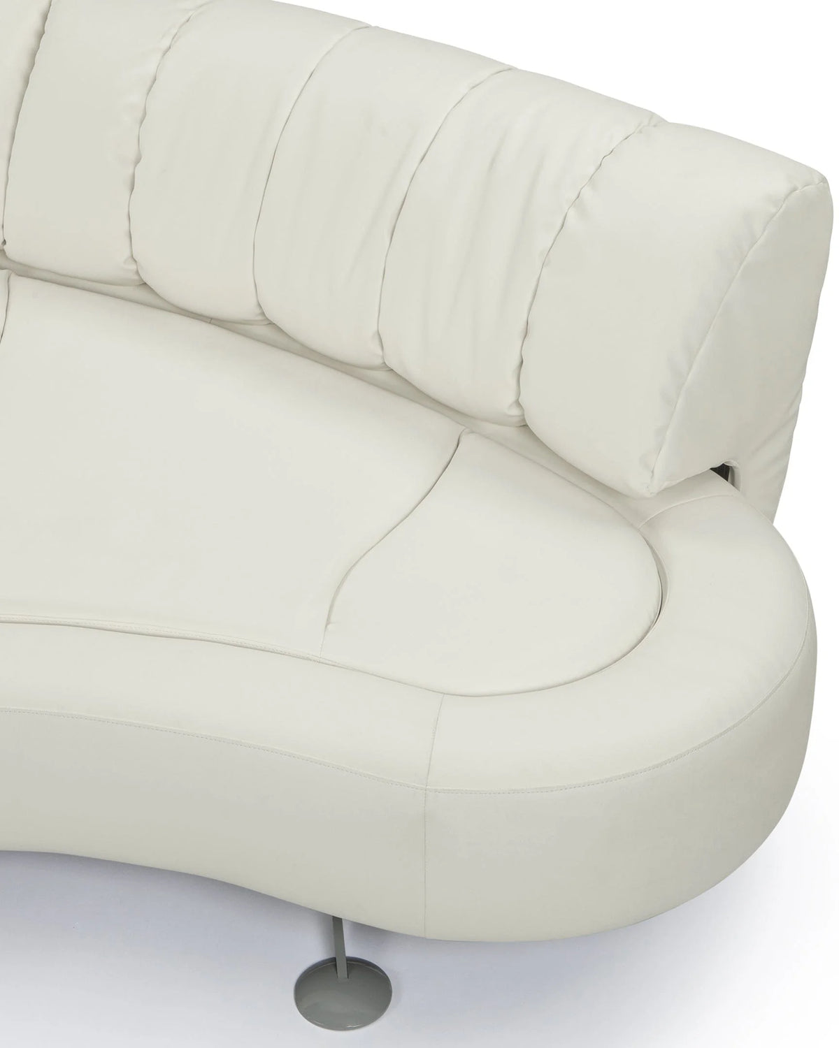 Fold 03™ three-seater sofa | cream vegan leather - 3 seaters 03 | madorne
