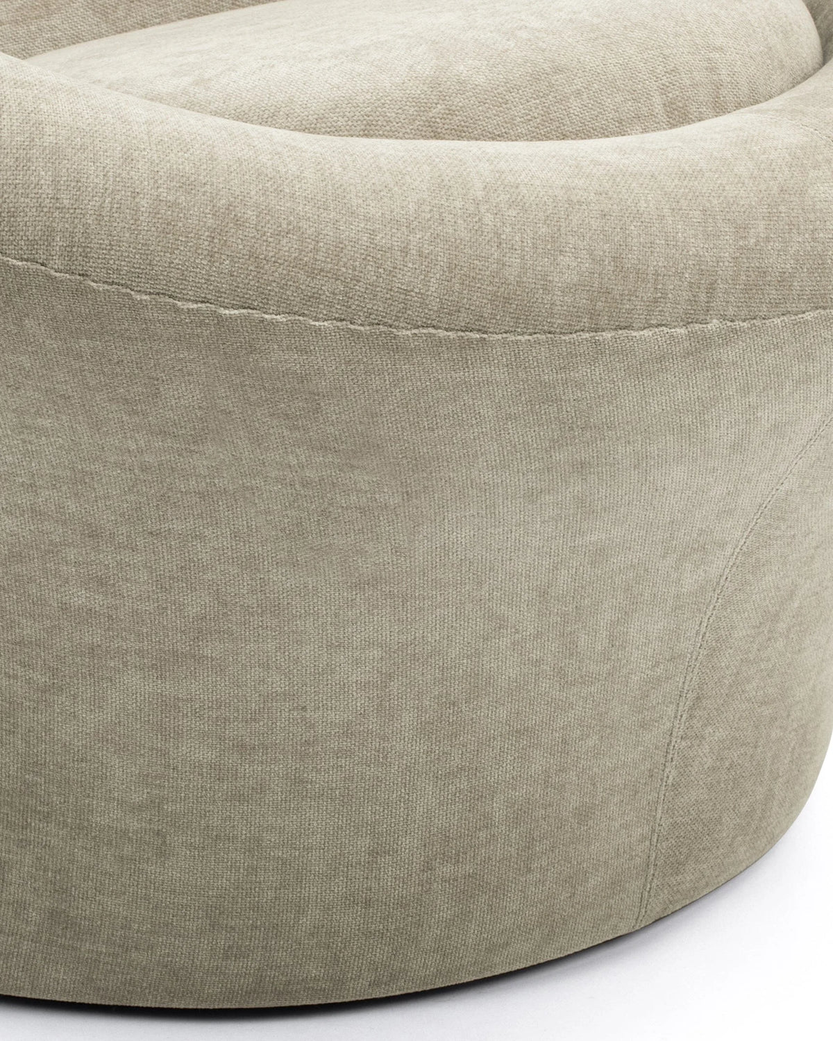 Fungo 60™ lounge chair | beige gray chenille - chairs 60 | madorne