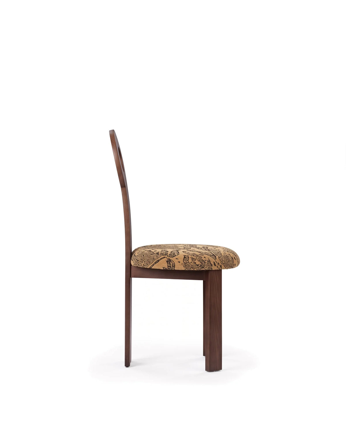 Gioco halo™ dining chair | walnut wood - chairs halo inspired by whit | madorne