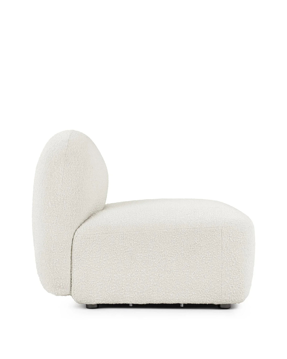 Giva™ sofa module armless | boucle wool - modules giva | modular element | madorne