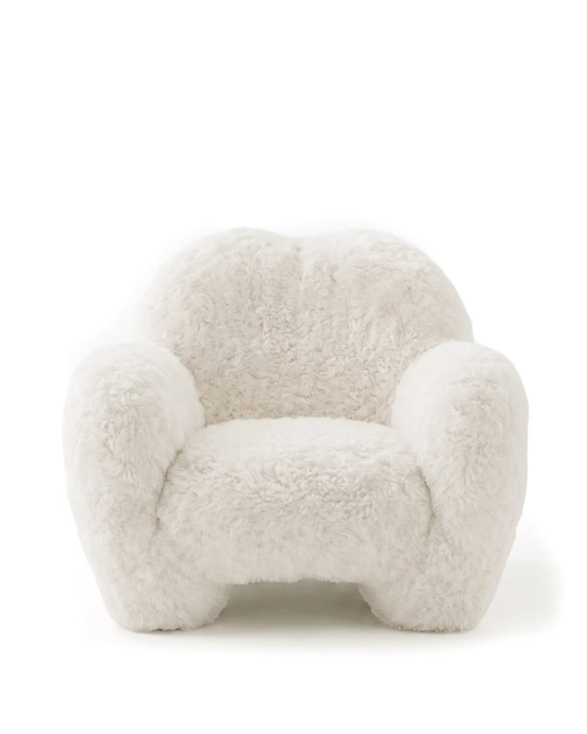 Goma™ lounge chair | long-hair sherpa - chairs goma | modern | madorne