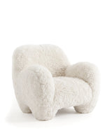 Goma™ lounge chair | long-hair sherpa - chairs goma | modern | madorne