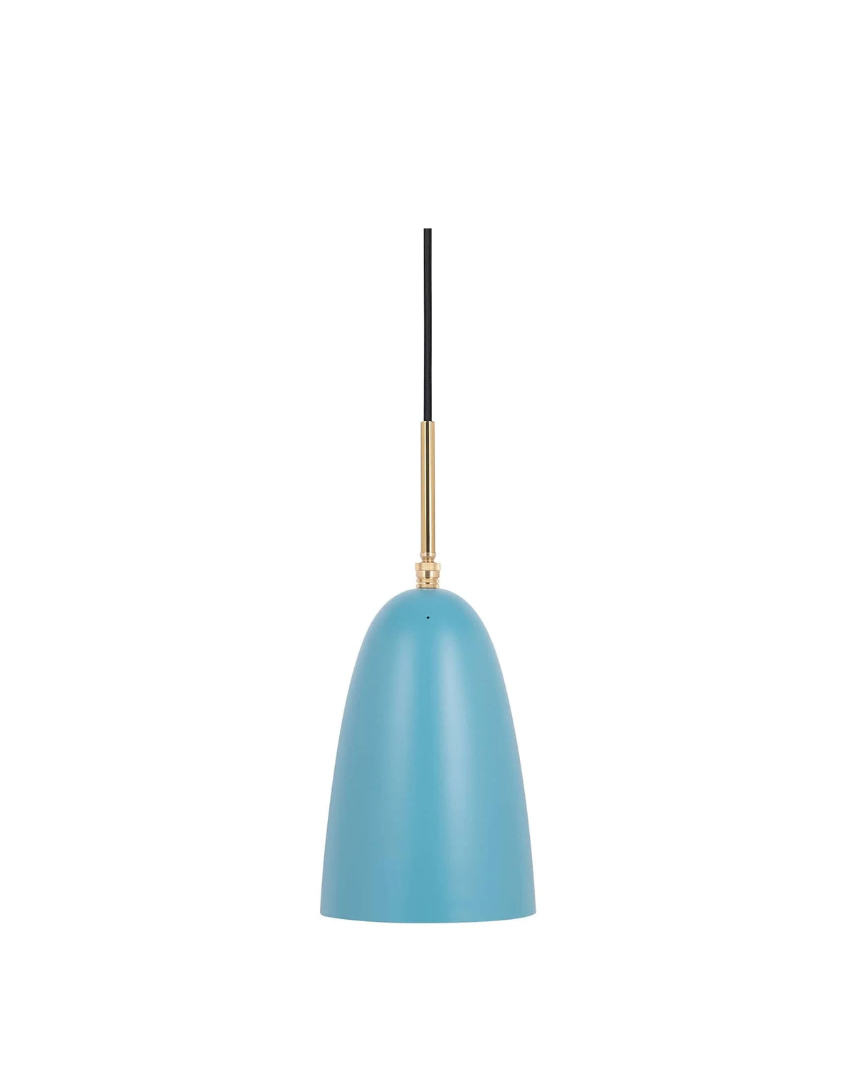 Hopper 47™ pendant | slender metal shade - blue - lighting 47 | modern light | madorne