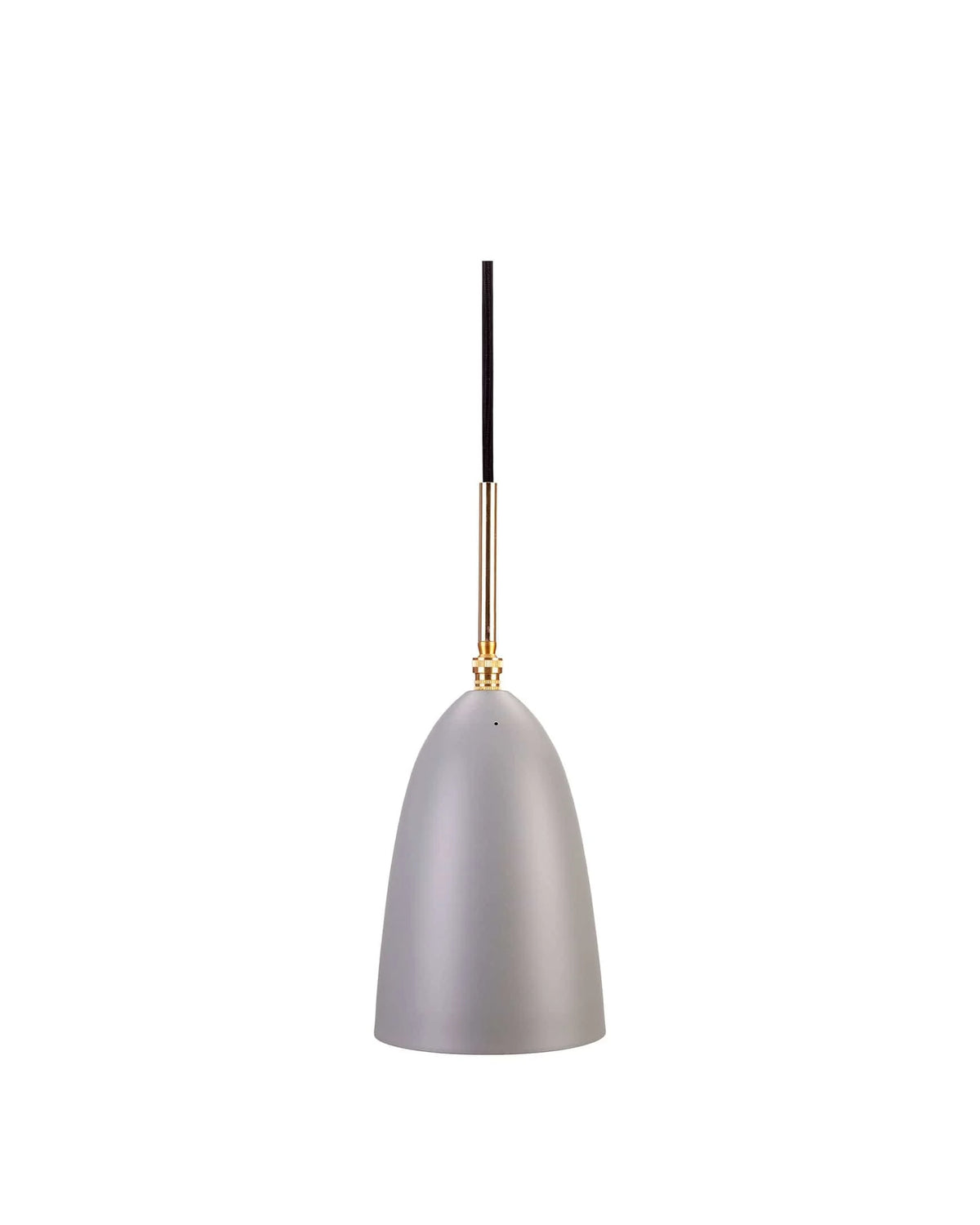 Hopper 47™ pendant | slender metal shade - gray - lighting 47 | modern light | madorne