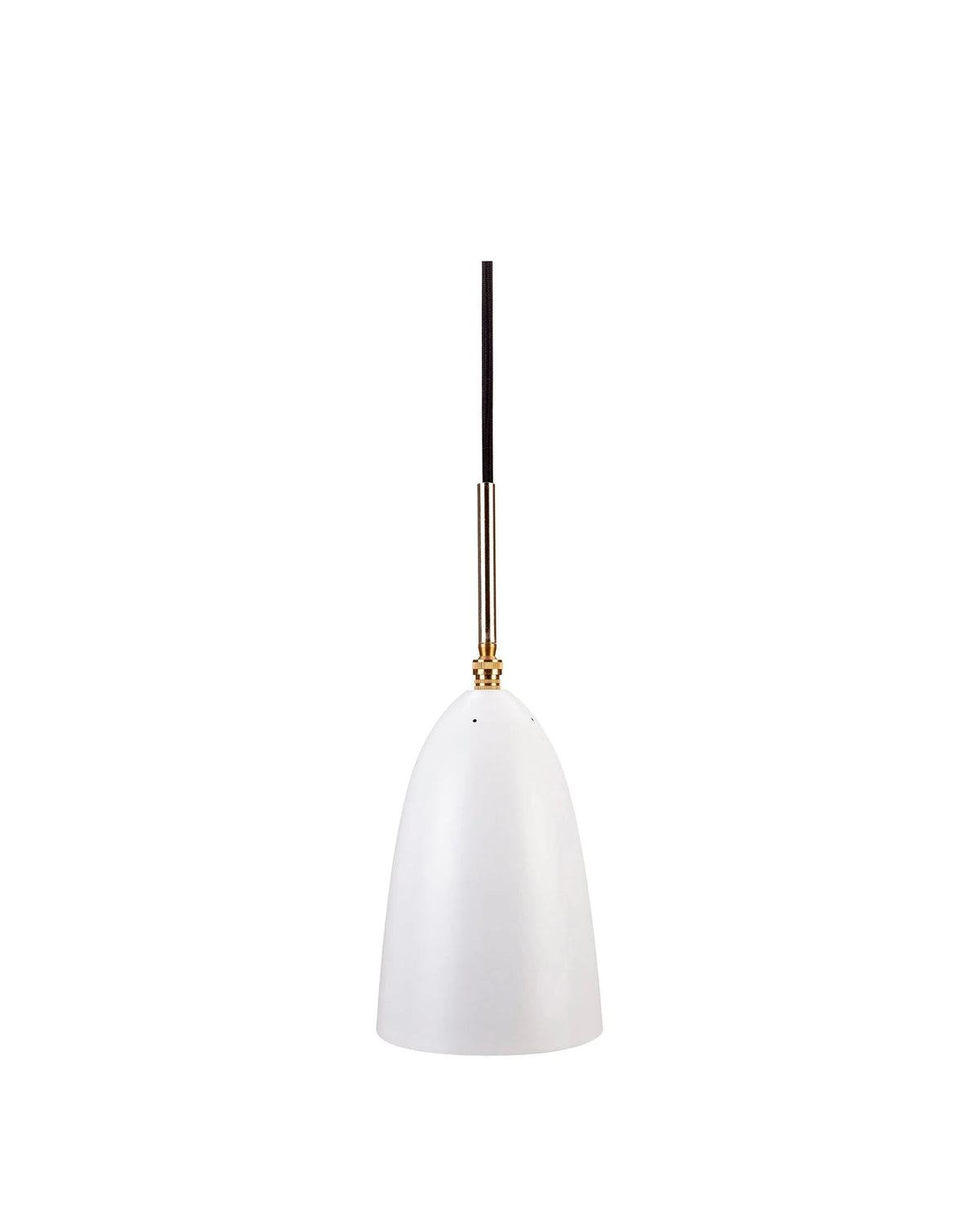 Hopper 47™ pendant | slender metal shade - white - lighting 47 | modern light | madorne
