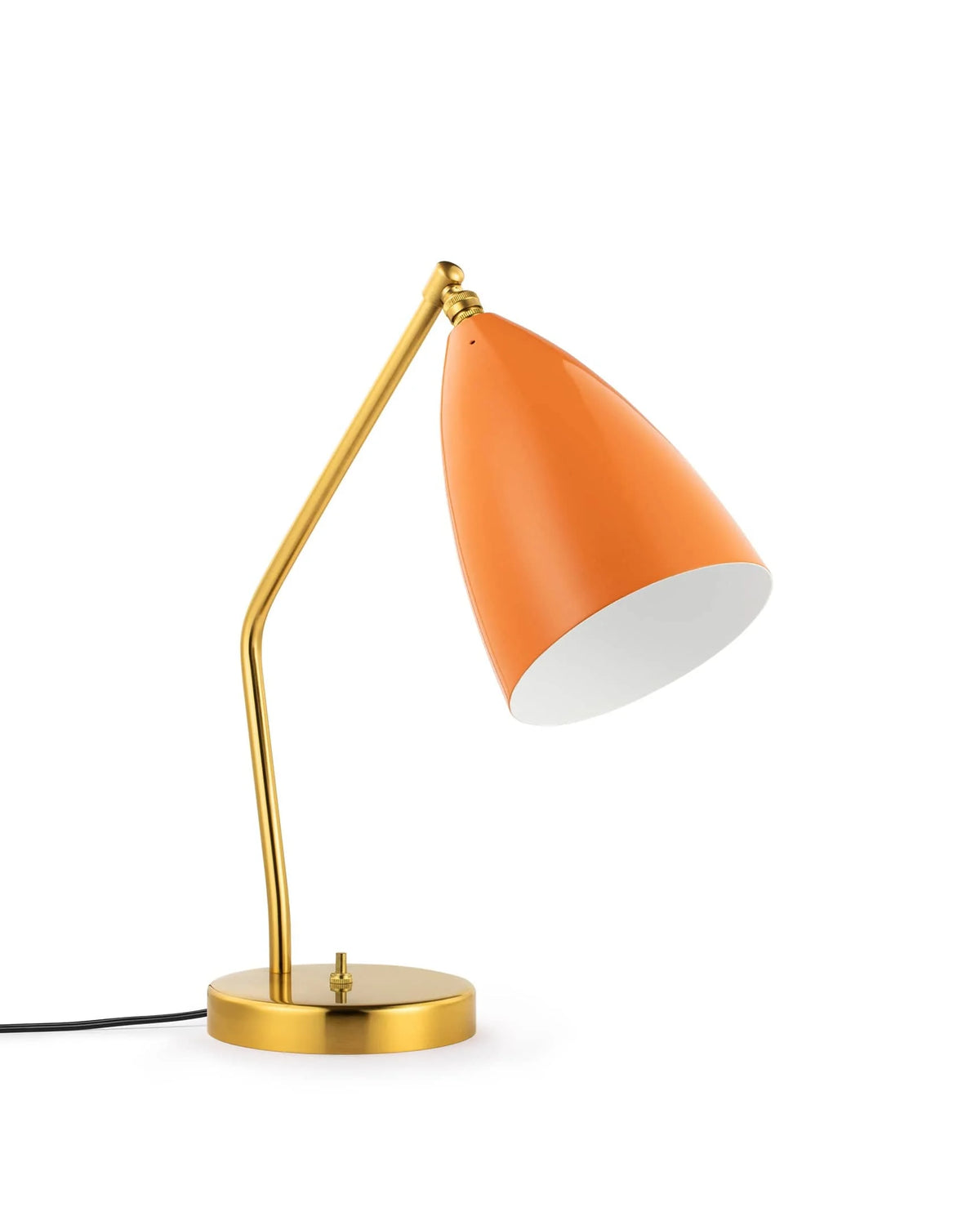 Hopper mini™ table lamp | colored metal - orange - lighting gräshoppa lamp-inspired | madorne