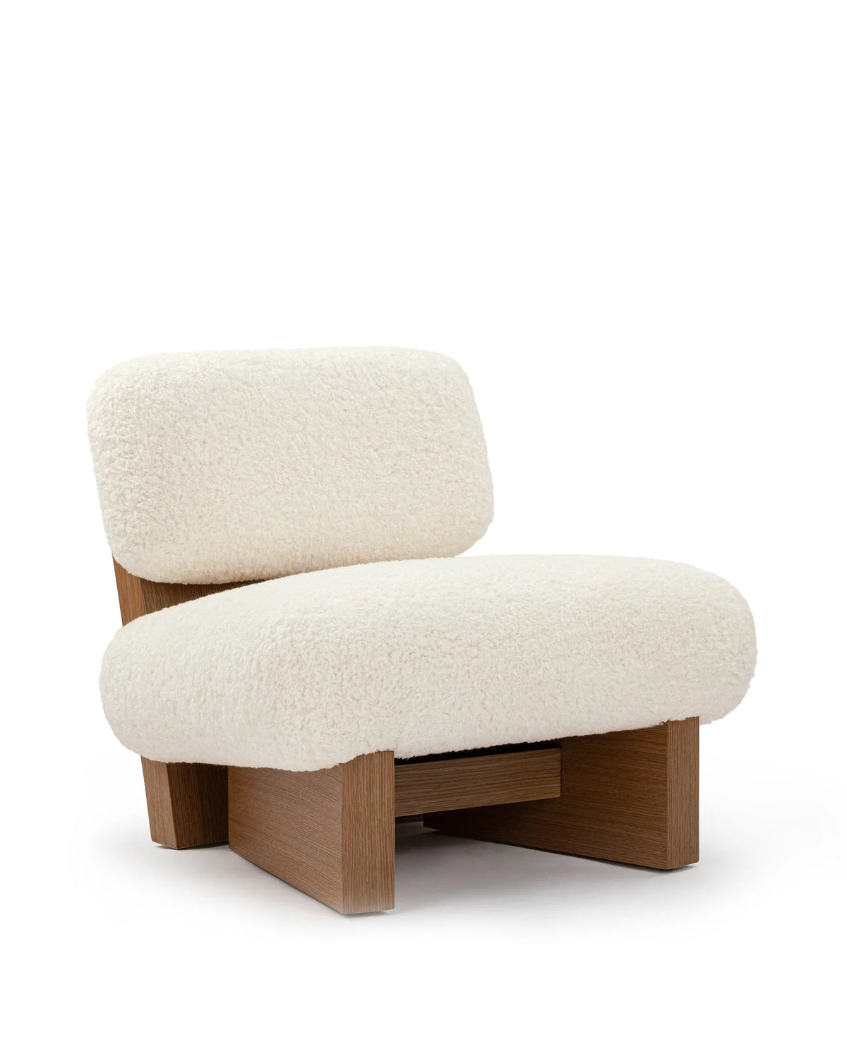Jia cloud™ lounge chair | white sherpa - chairs cloud | madorne