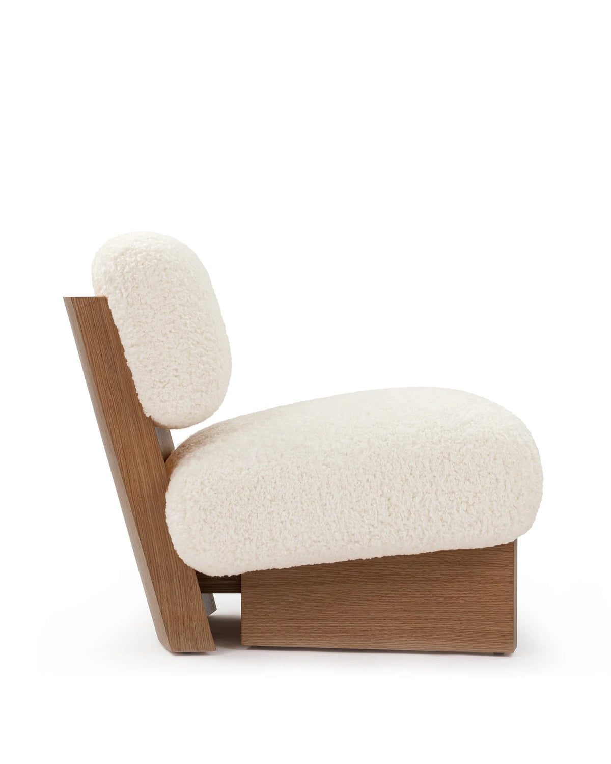 Jia cloud™ lounge chair | white sherpa - chairs cloud | madorne
